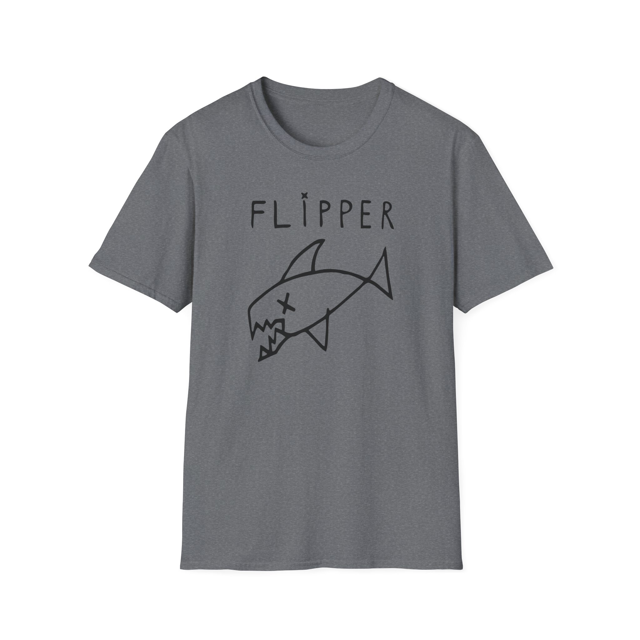 Flipper Long Fish Unisex Softstyle T-Shirt