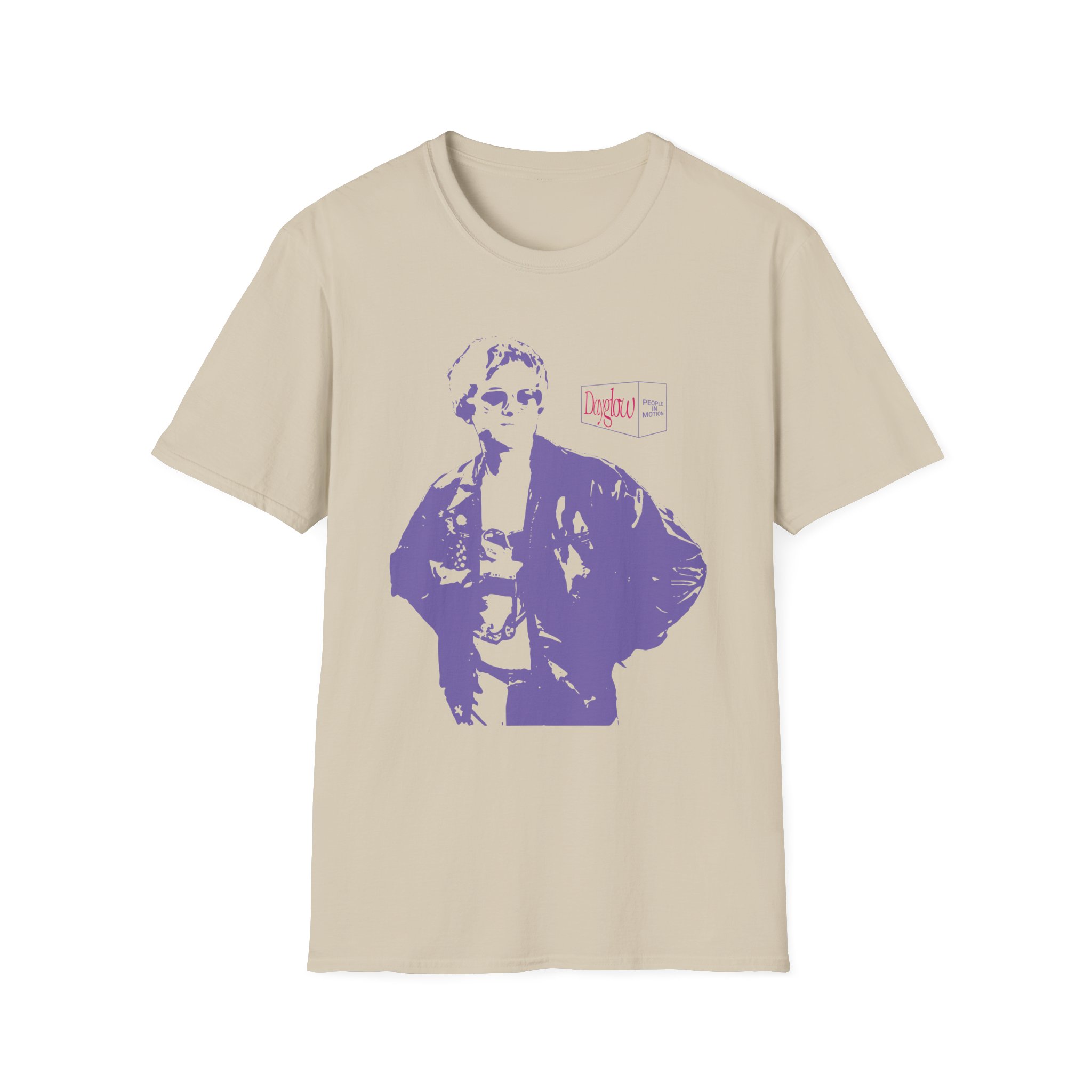 Dayglow People in Motion Natural Unisex Softstyle T-Shirt
