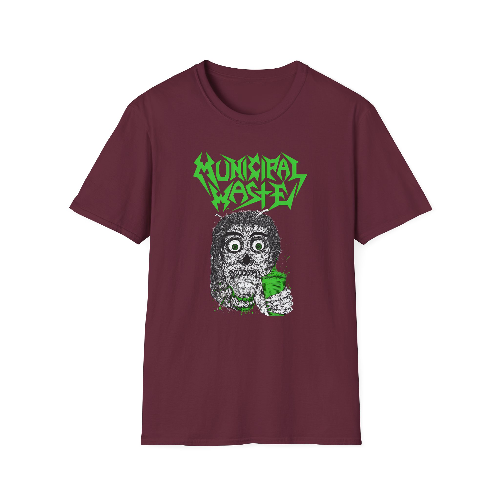 Municipal Waste Beer Zombie Unisex Softstyle T-Shirt