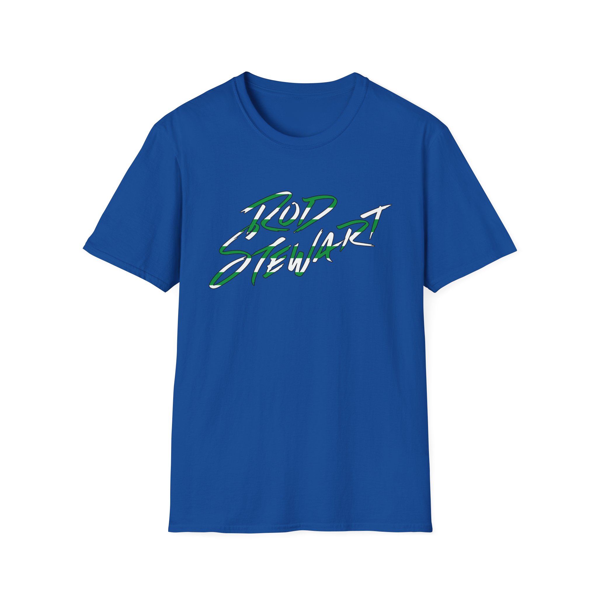 R S Striped Logo Forever Unisex Softstyle T-Shirt