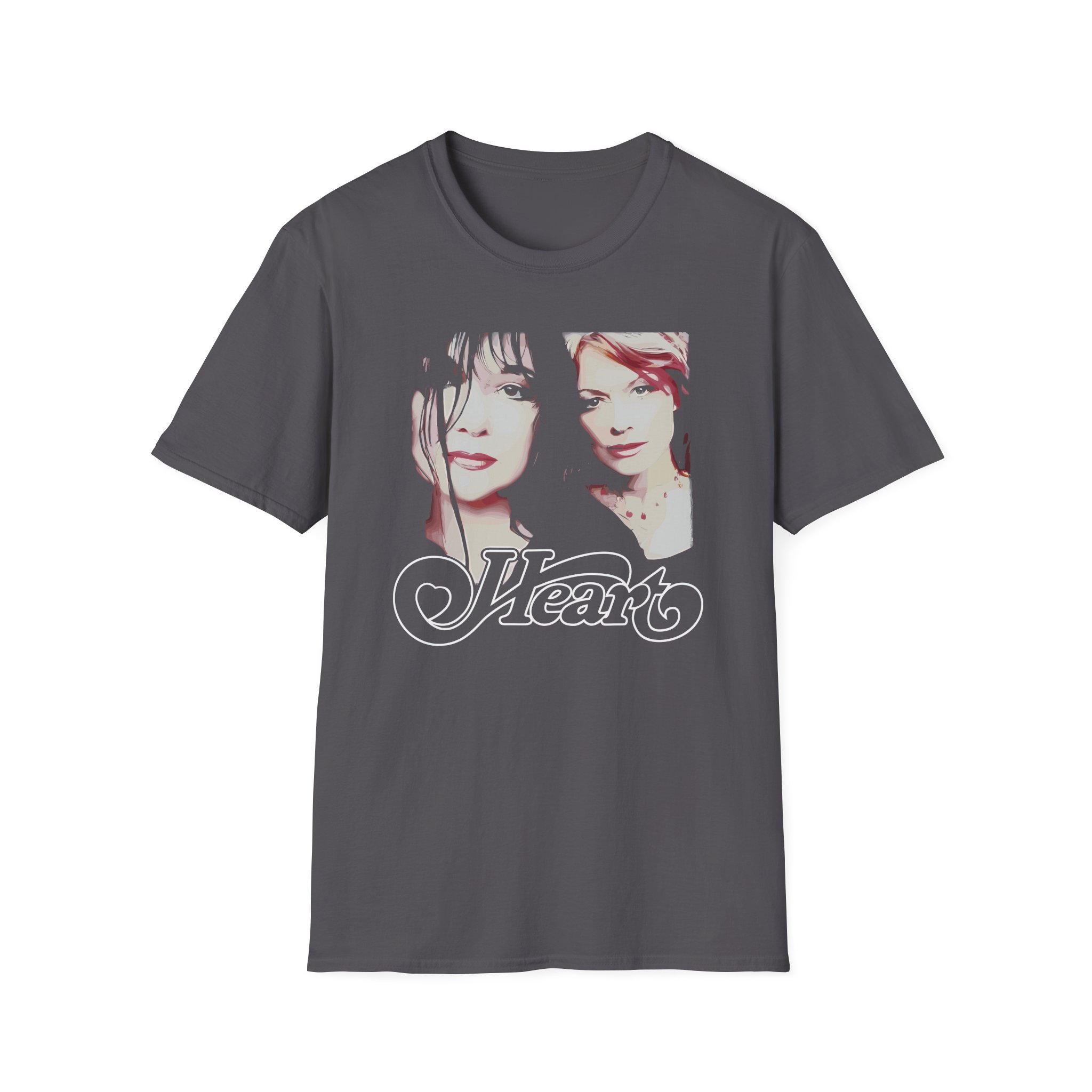 Heart Band Unisex Softstyle T-Shirt