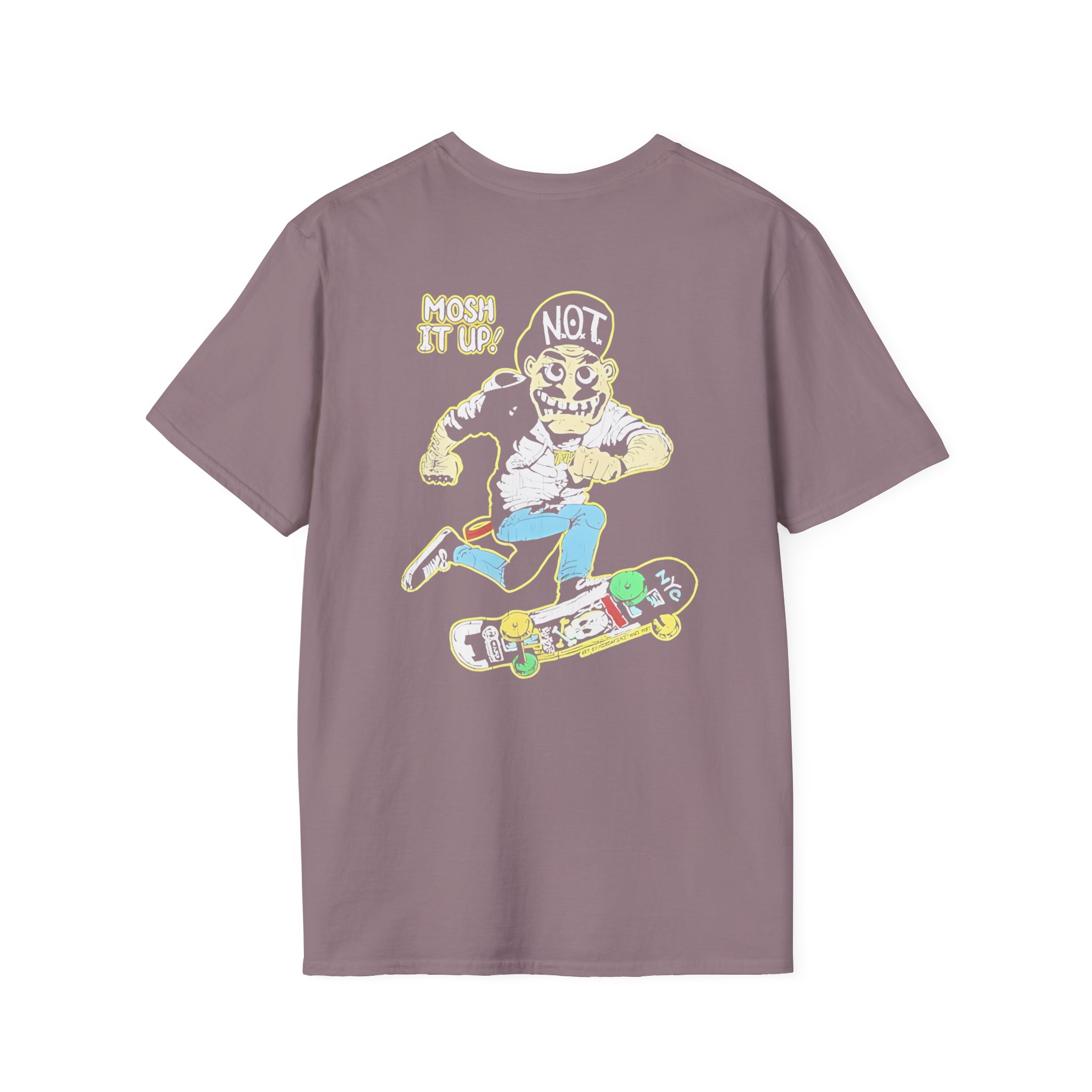 Anthrax Mosh It Up Skater Unisex Softstyle T-Shirt