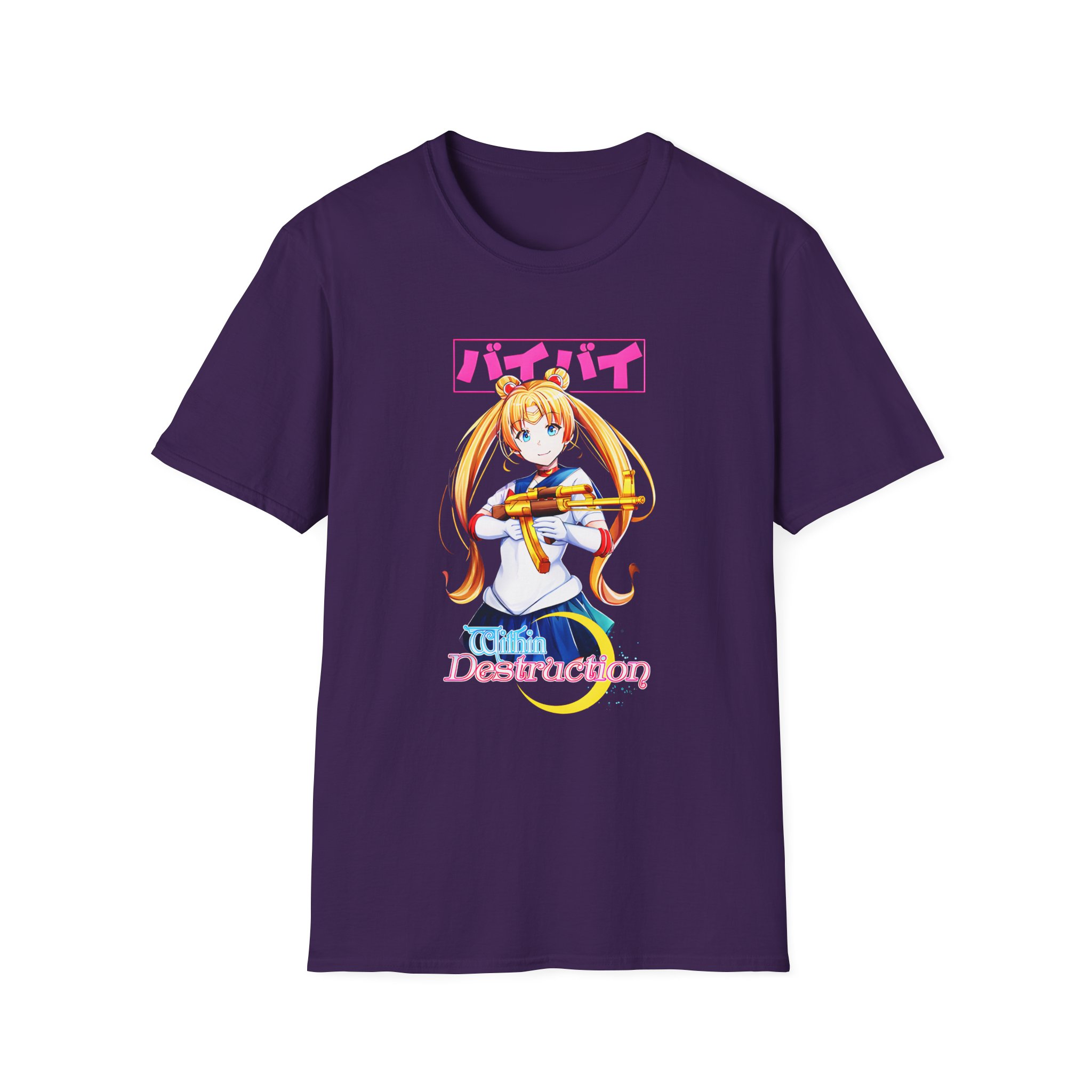 Within Destruction Sailor Moon unisex softstyle t-shirt