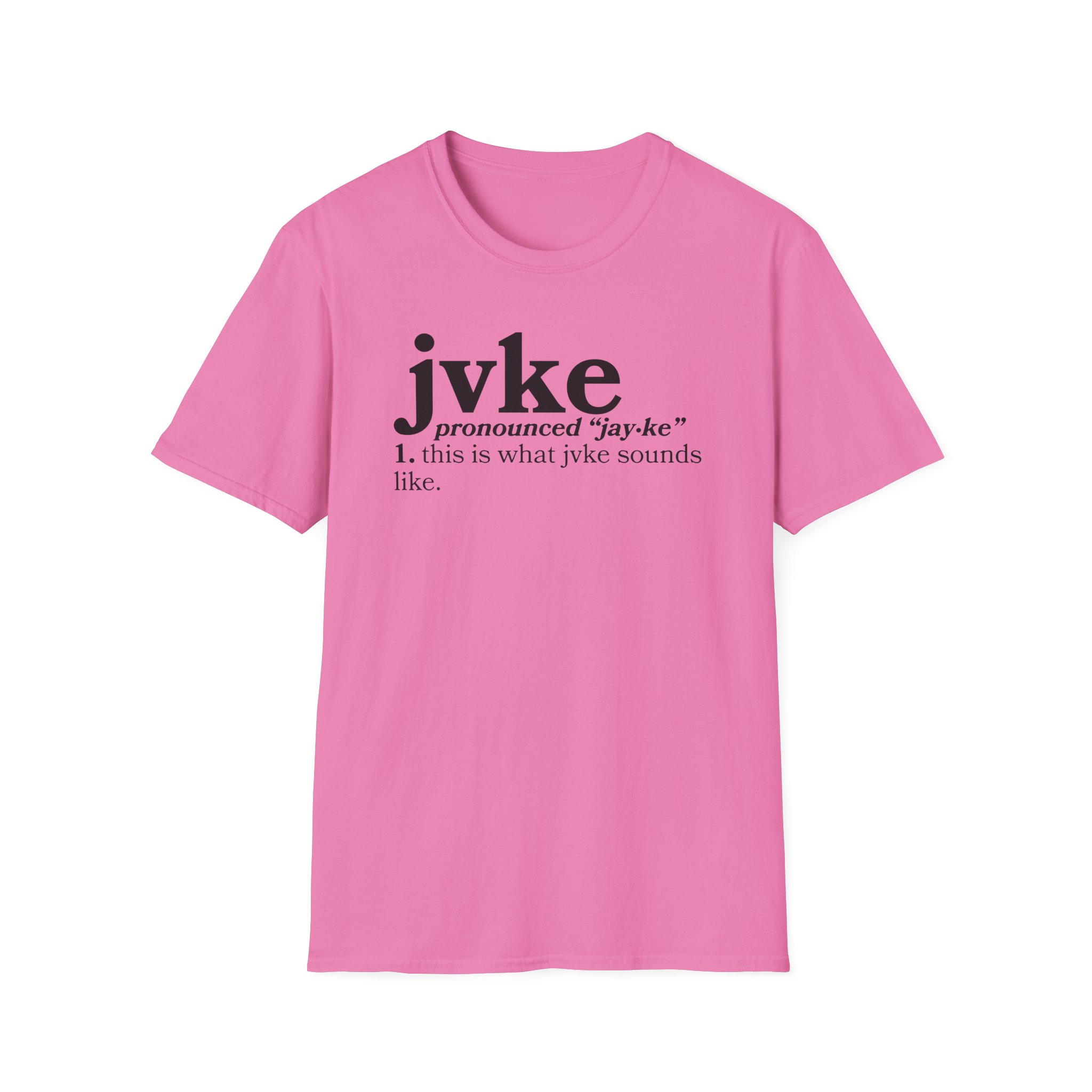 Jvke Pronunciation Unisex Softstyle T-Shirt