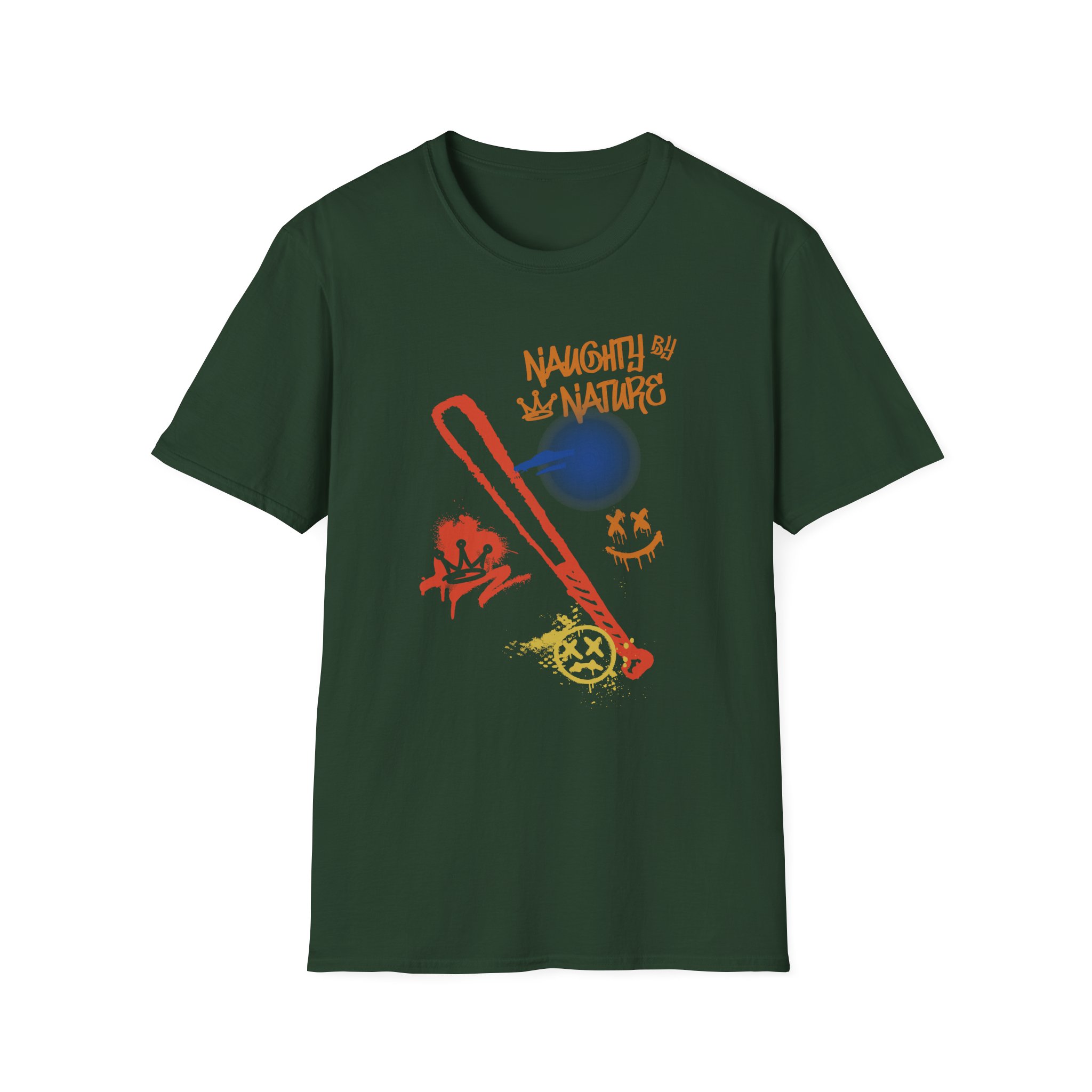 Naughty by Nature Graffiti Unisex Softstyle T-Shirt