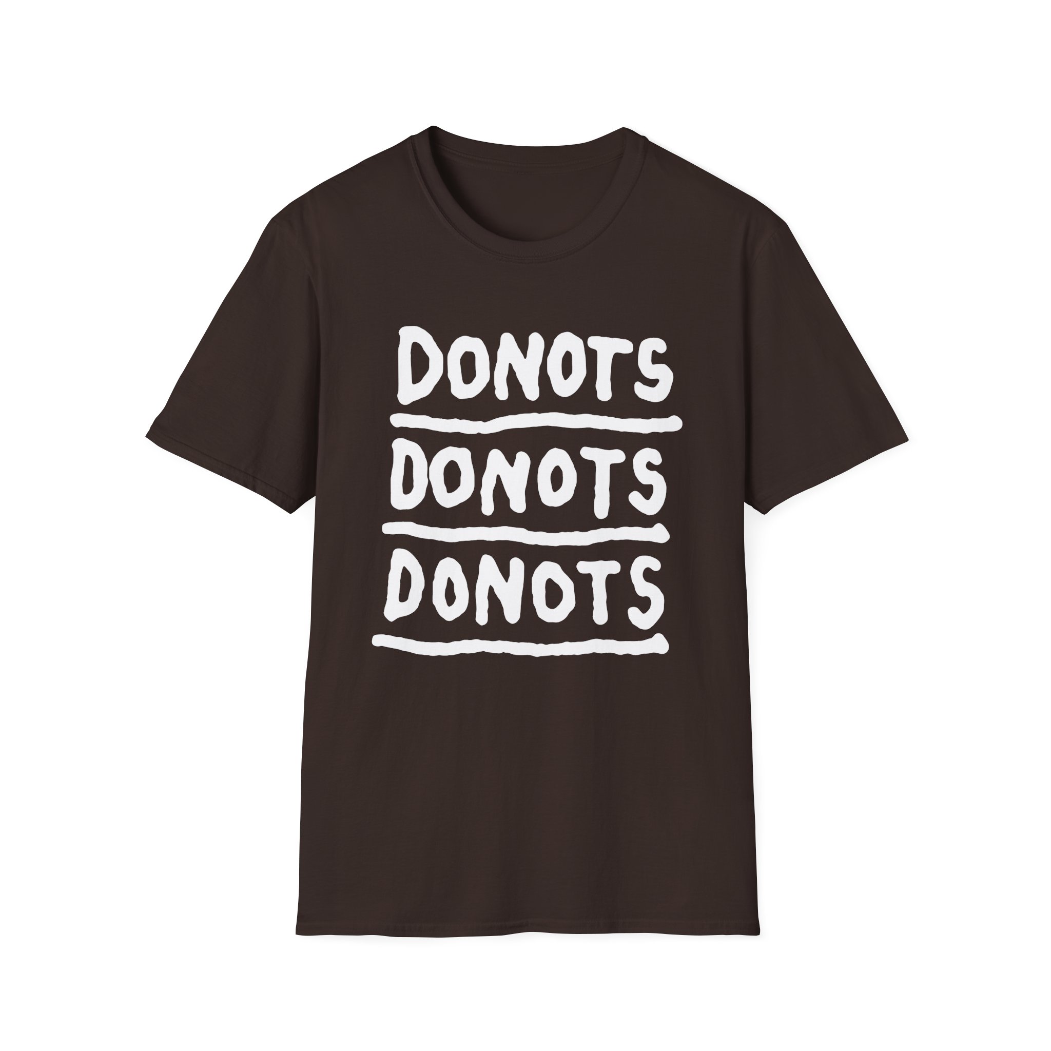 Donots Triple Logo Unisex Softstyle T-Shirt