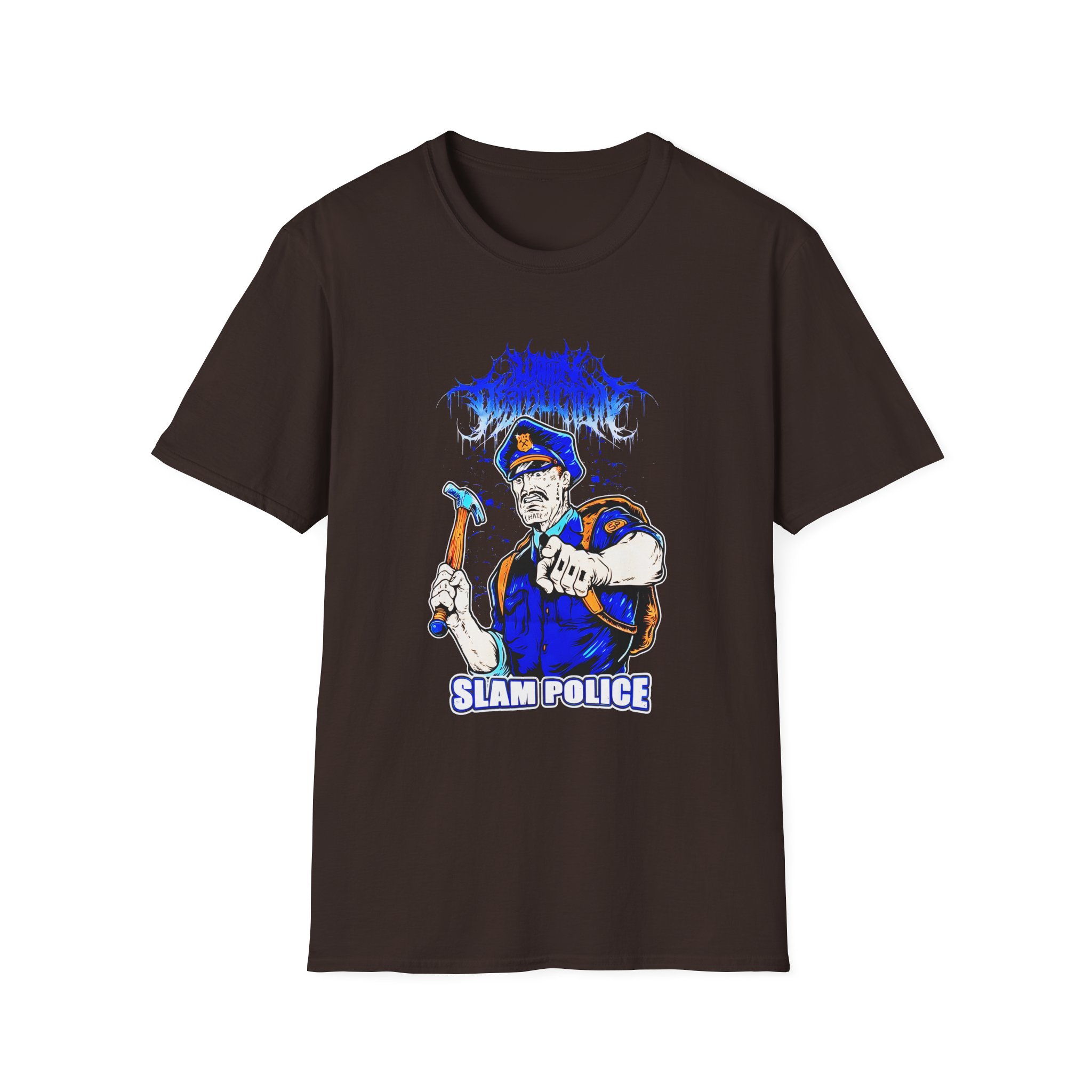 Within Destruction Slam Police Unisex Softstyle T-Shirt