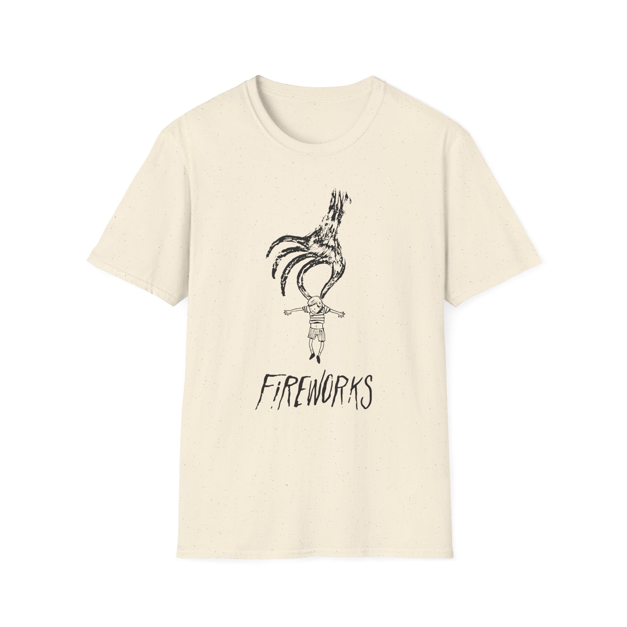 Fireworks Hand Unisex Softstyle T-Shirt