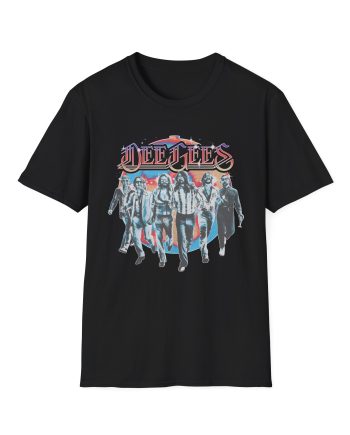 Foo Fighters Dee Gees Hail Satin Unisex Softstyle T-Shirt