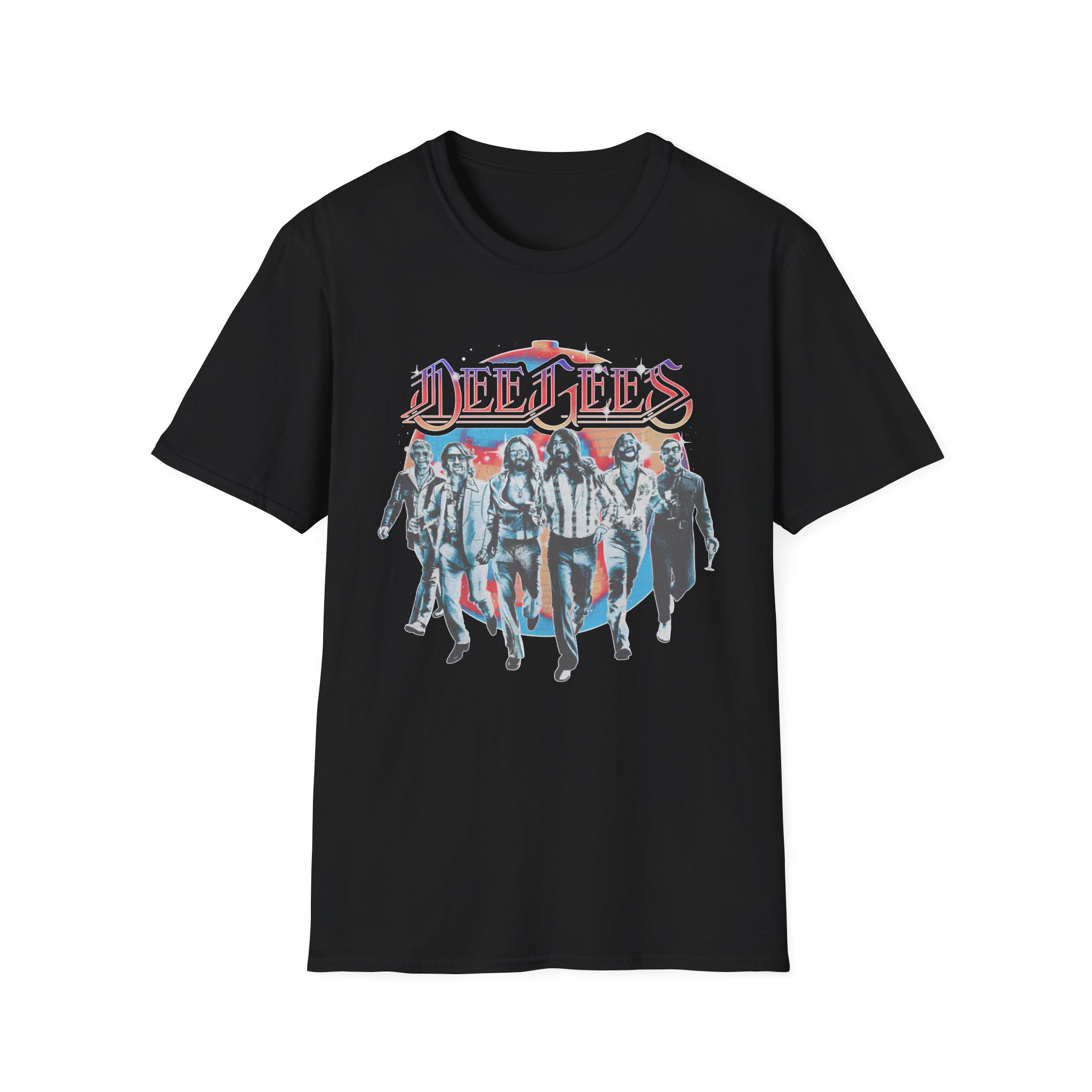 Foo Fighters Dee Gees Hail Satin Unisex Softstyle T-Shirt