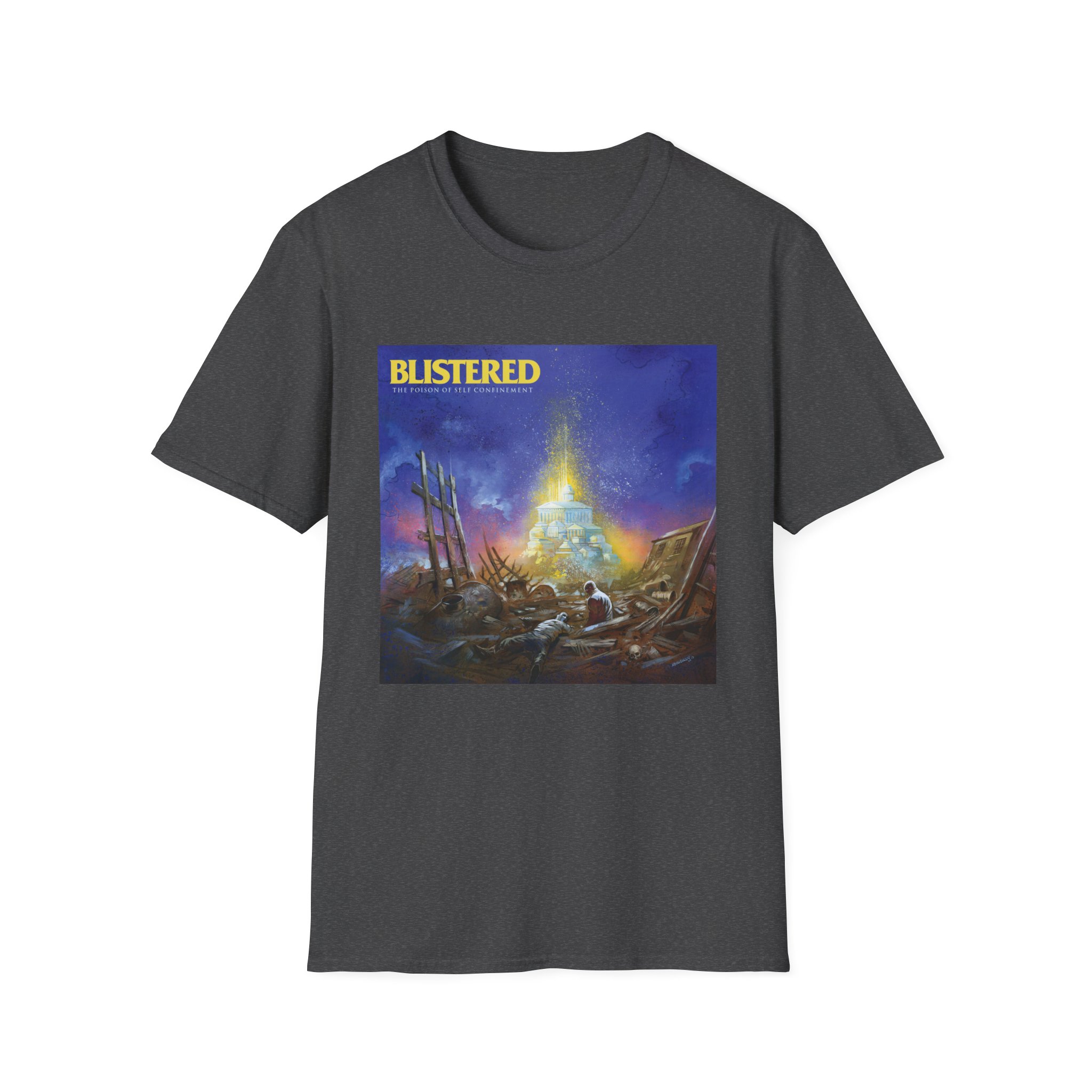 Blistered Self Confinement Unisex Softstyle T-Shirt