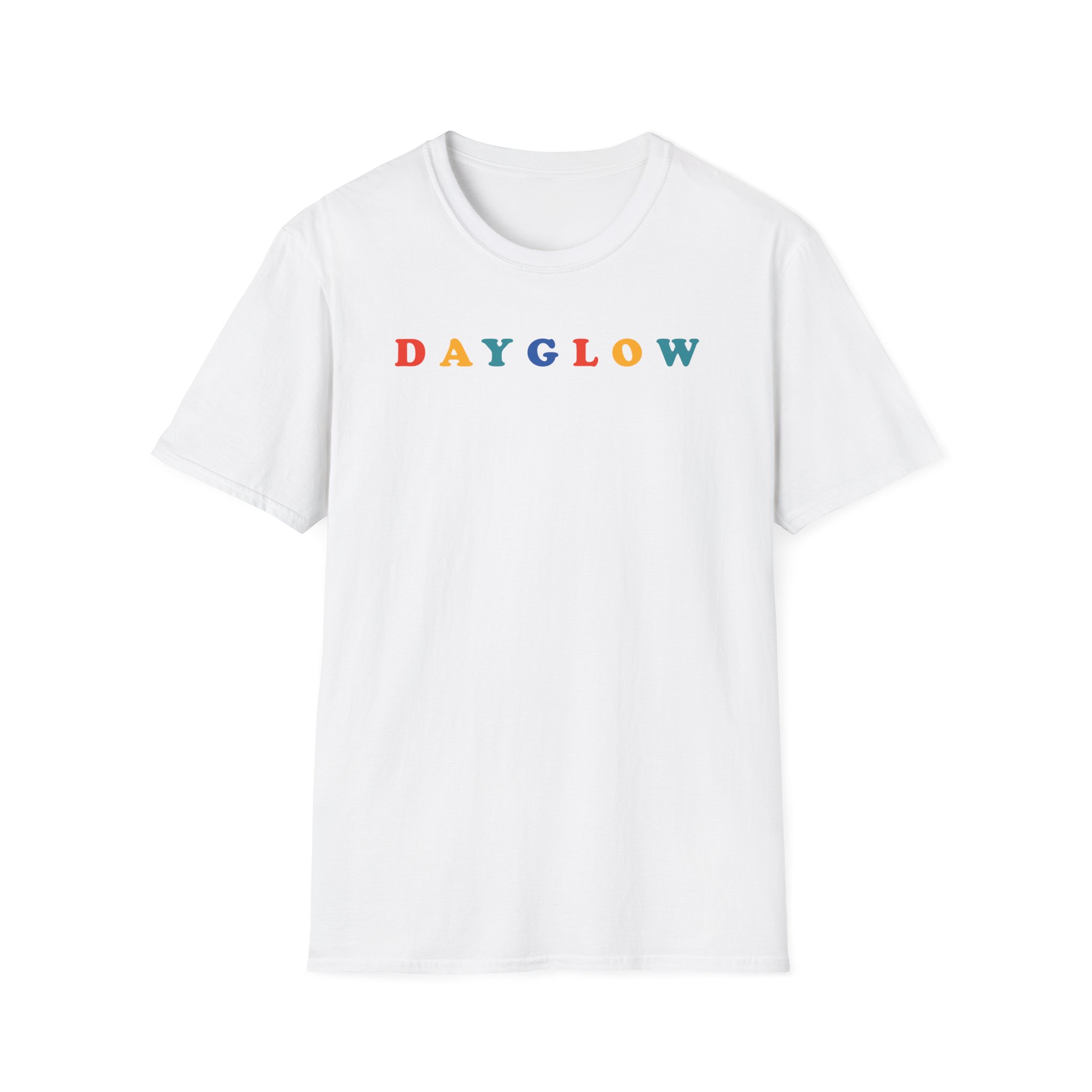 Dayglow Rainbow Logo Unisex Softstyle T-Shirt