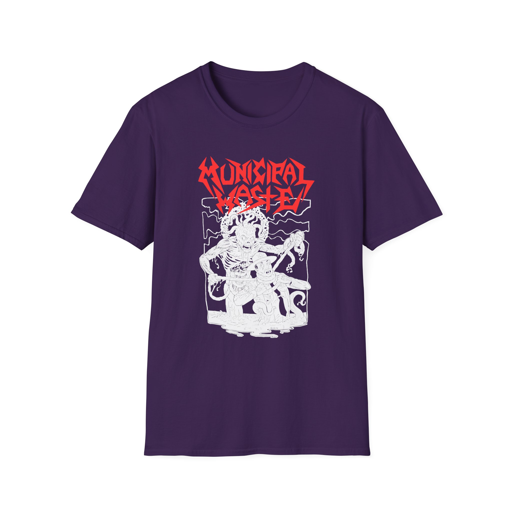 Municipal Waste Cop Strangler Unisex Softstyle T-Shirt