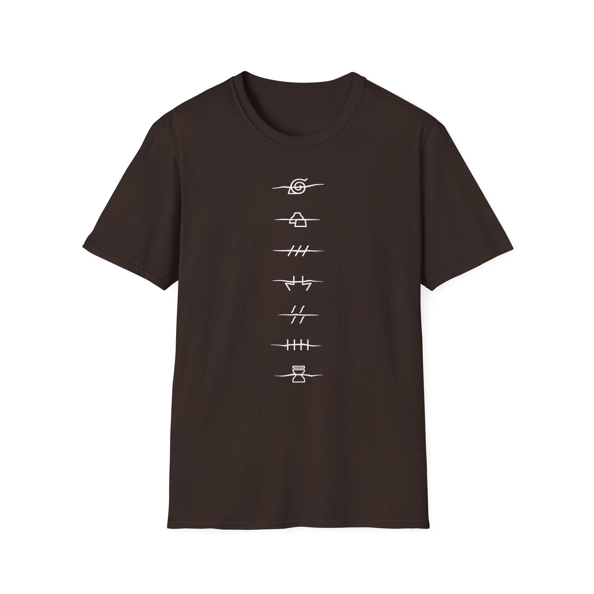 Naruto Anti-Village Symbols Unisex Softstyle T-Shirt