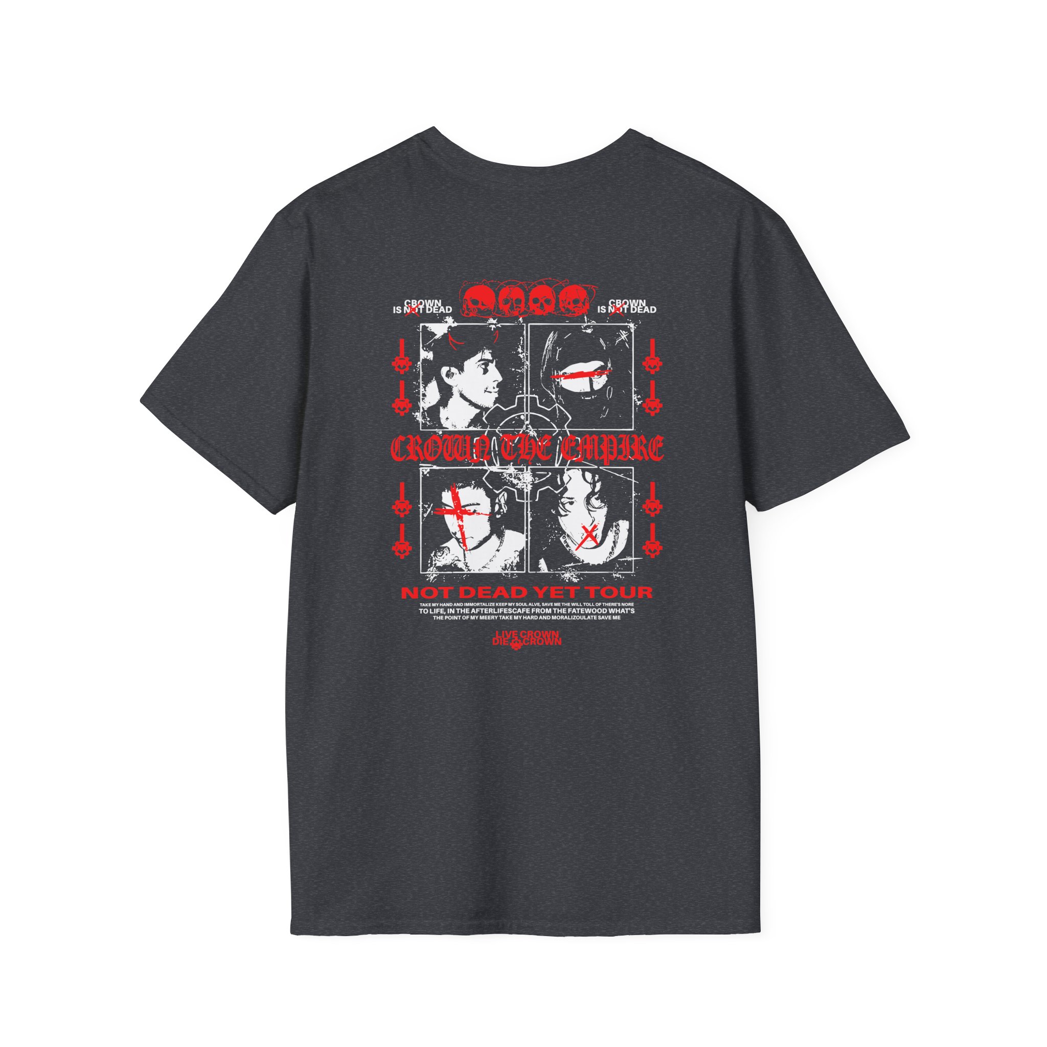 Crown the Empire Crown Is Dead Unisex Softstyle T-Shirt