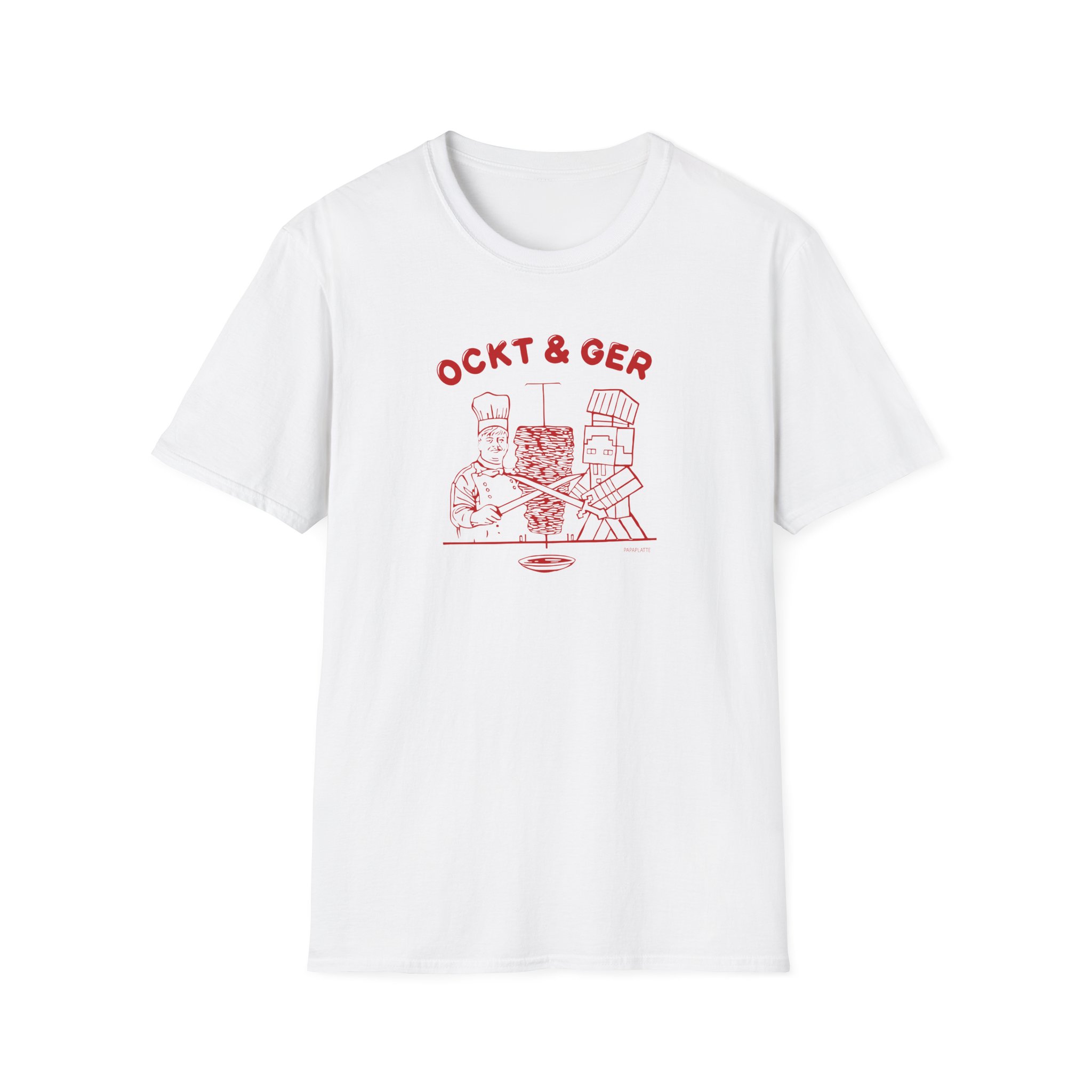 Papaplatte OCKT & GER Unisex Softstyle T-Shirt