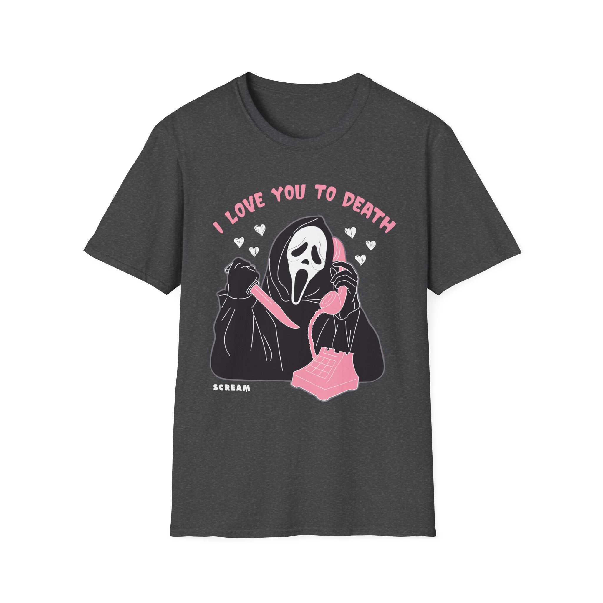 Ghostface Love You To Death Unisex Softstyle T-Shirt