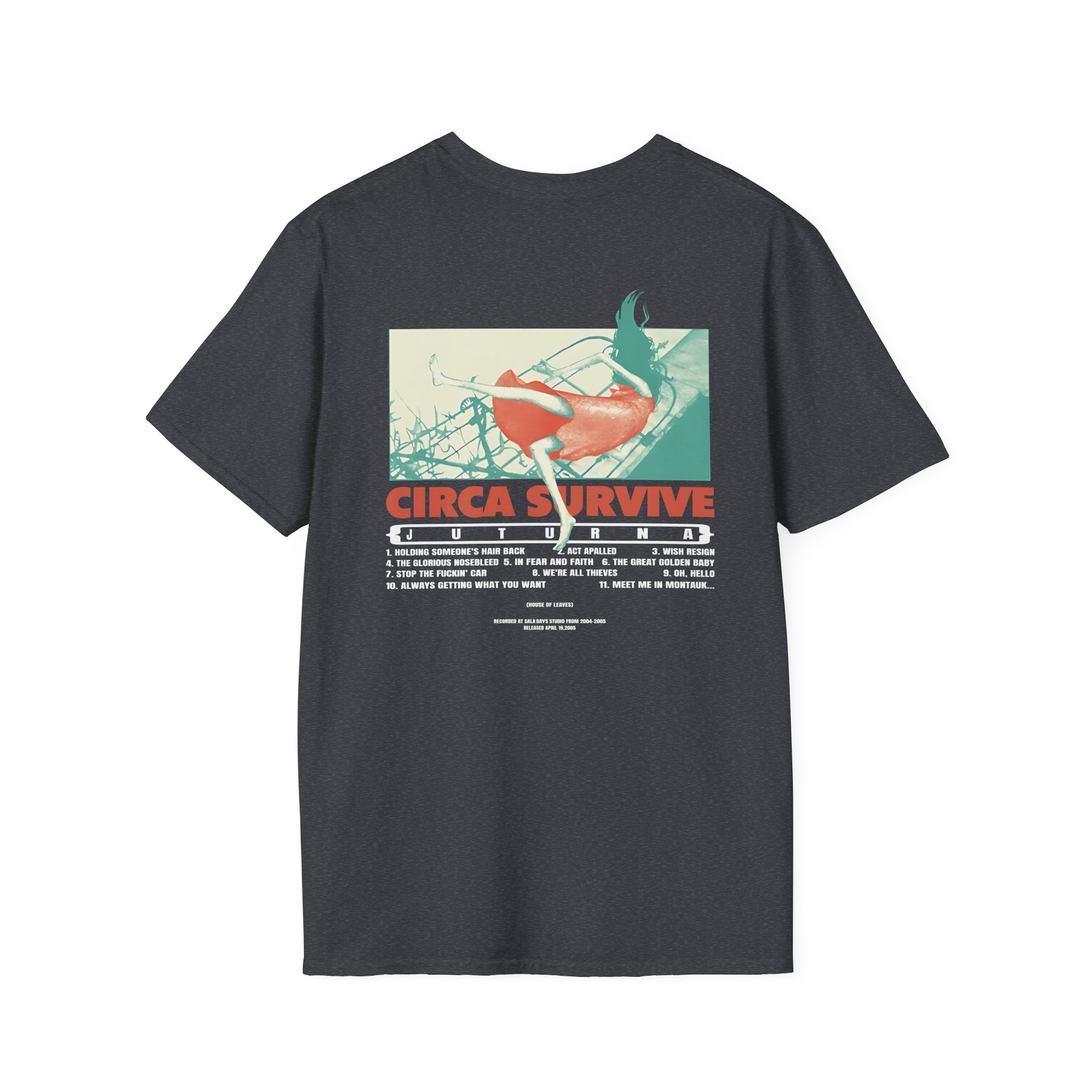 Circa Survive Juturna Tracklist Unisex Softstyle T-Shirt