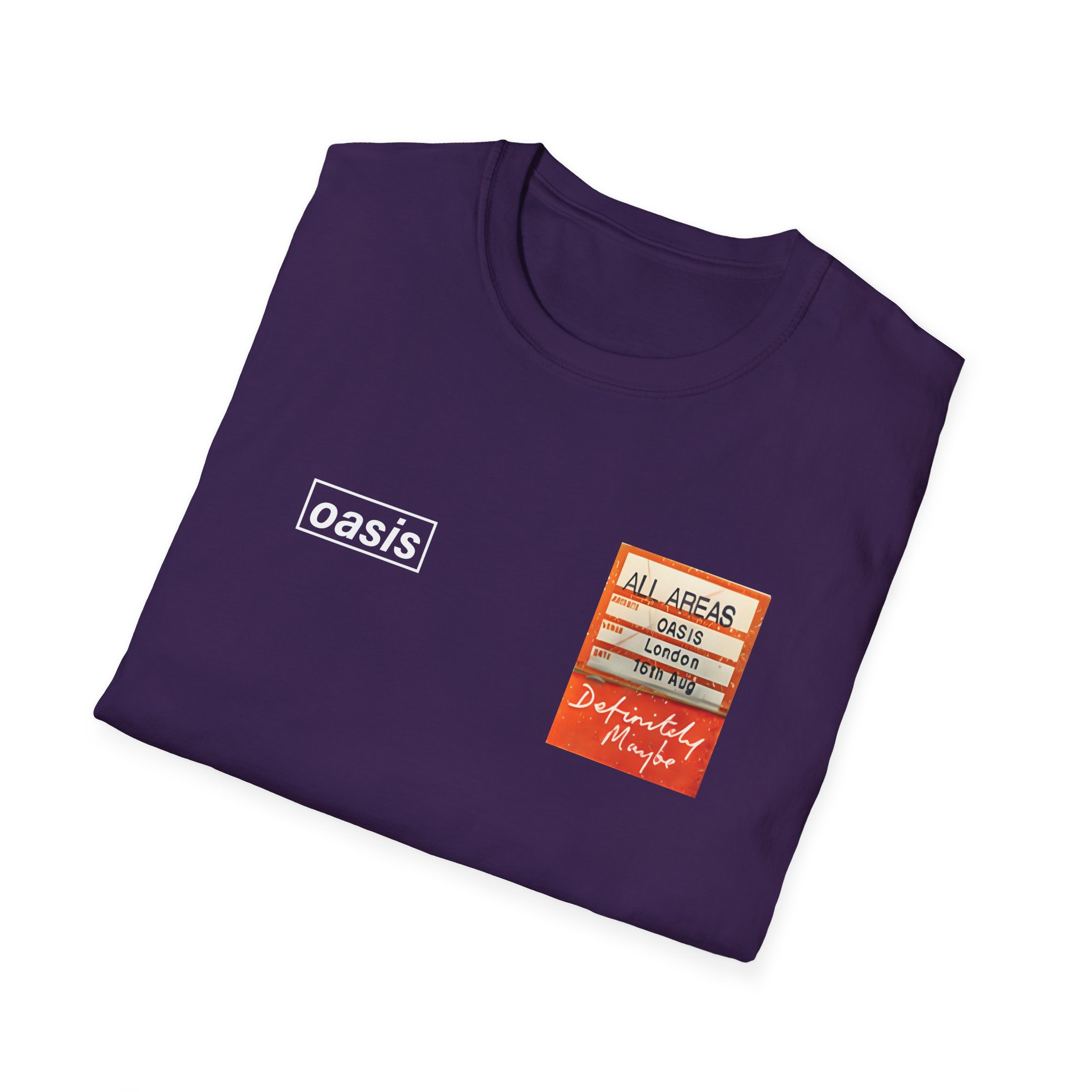 Oasis Setlist Unisex Softstyle T-Shirt