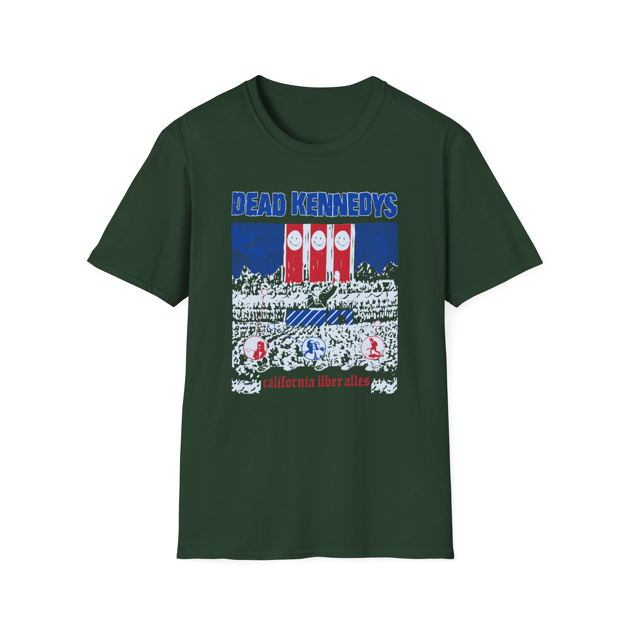 Dead Kennedys California Uber Alles Unisex Softstyle T-Shirt