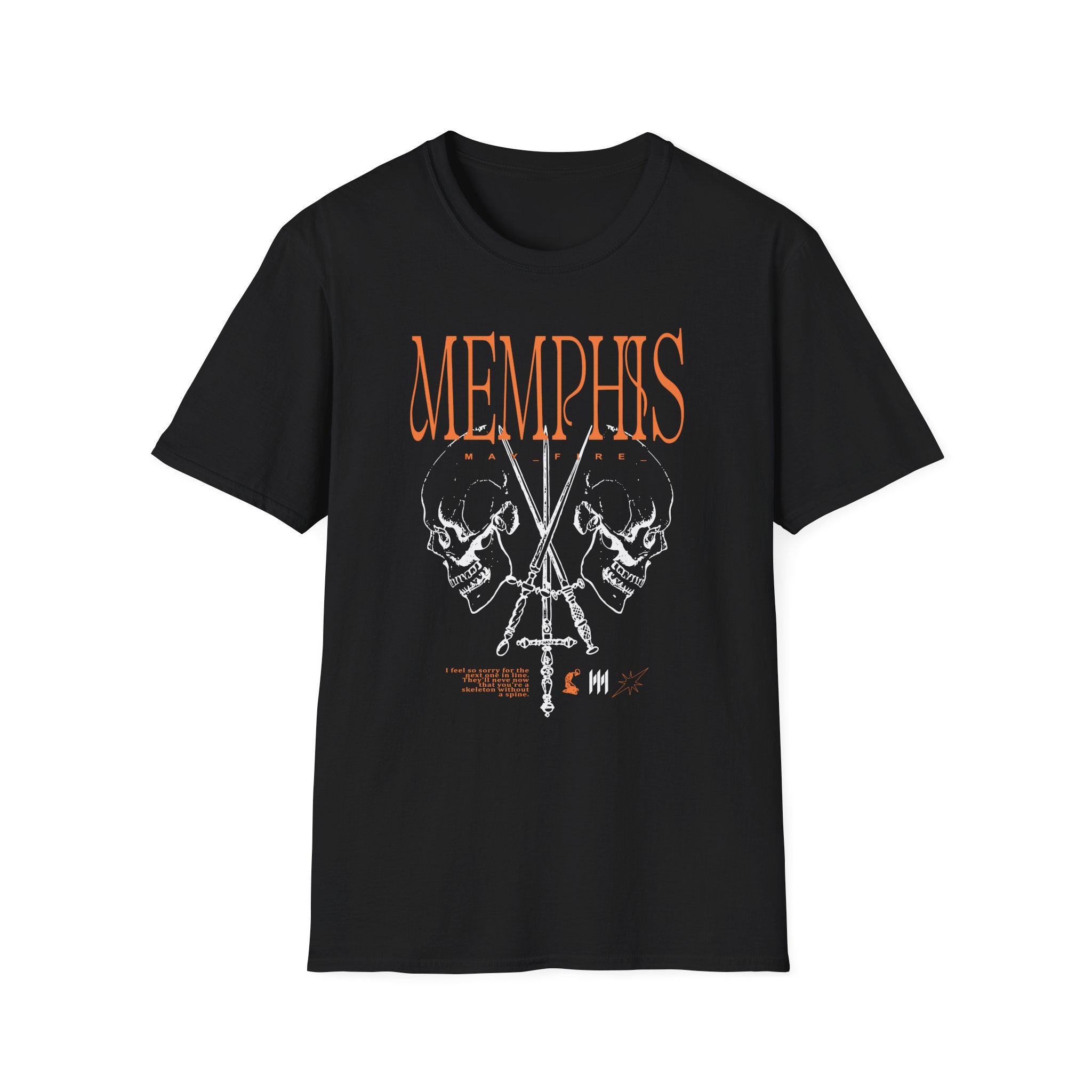 Memphis May Fire Crossed Swords Unisex Softstyle T-Shirt