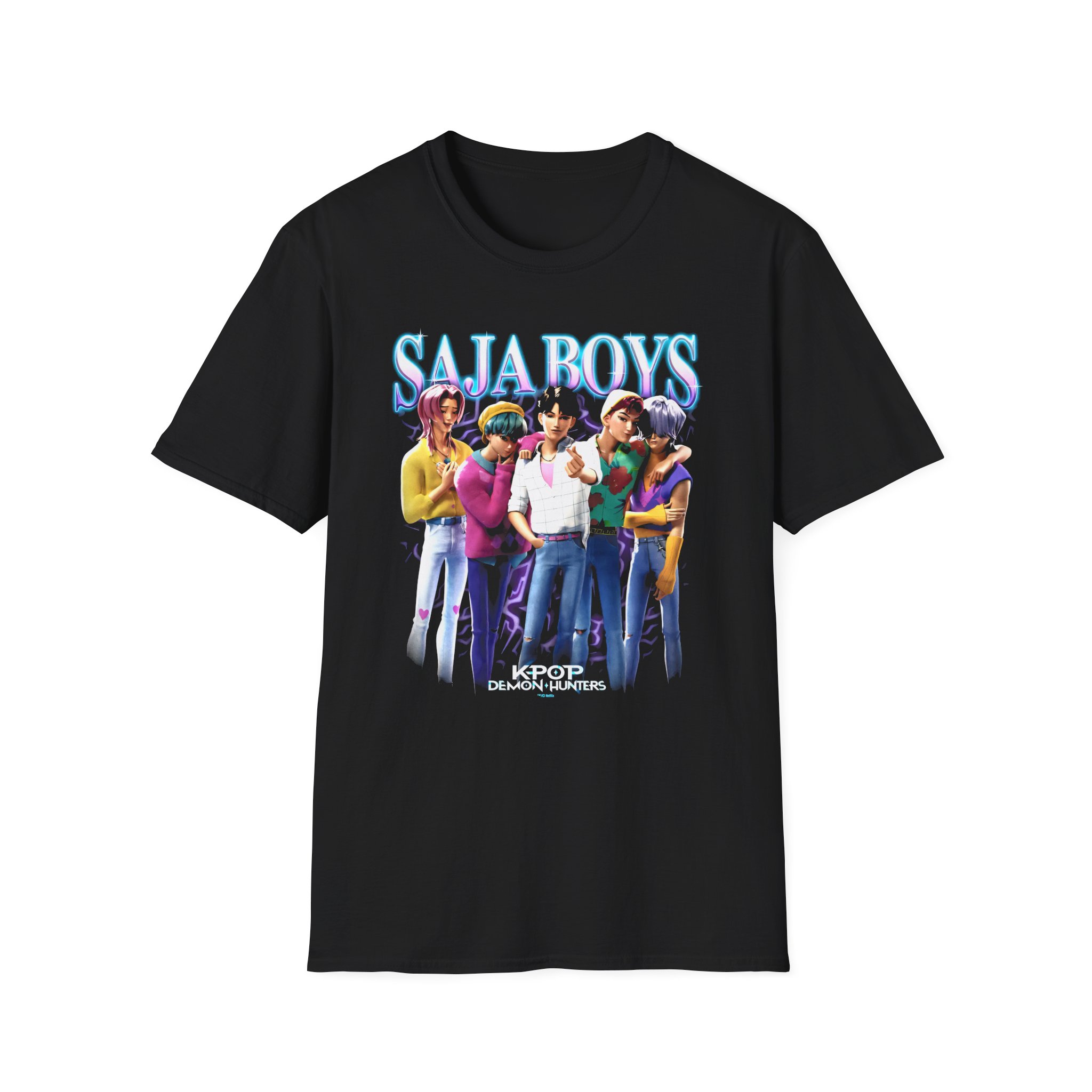 Kpop Demon Hunters Saja Boys Unisex Softstyle T-Shirt