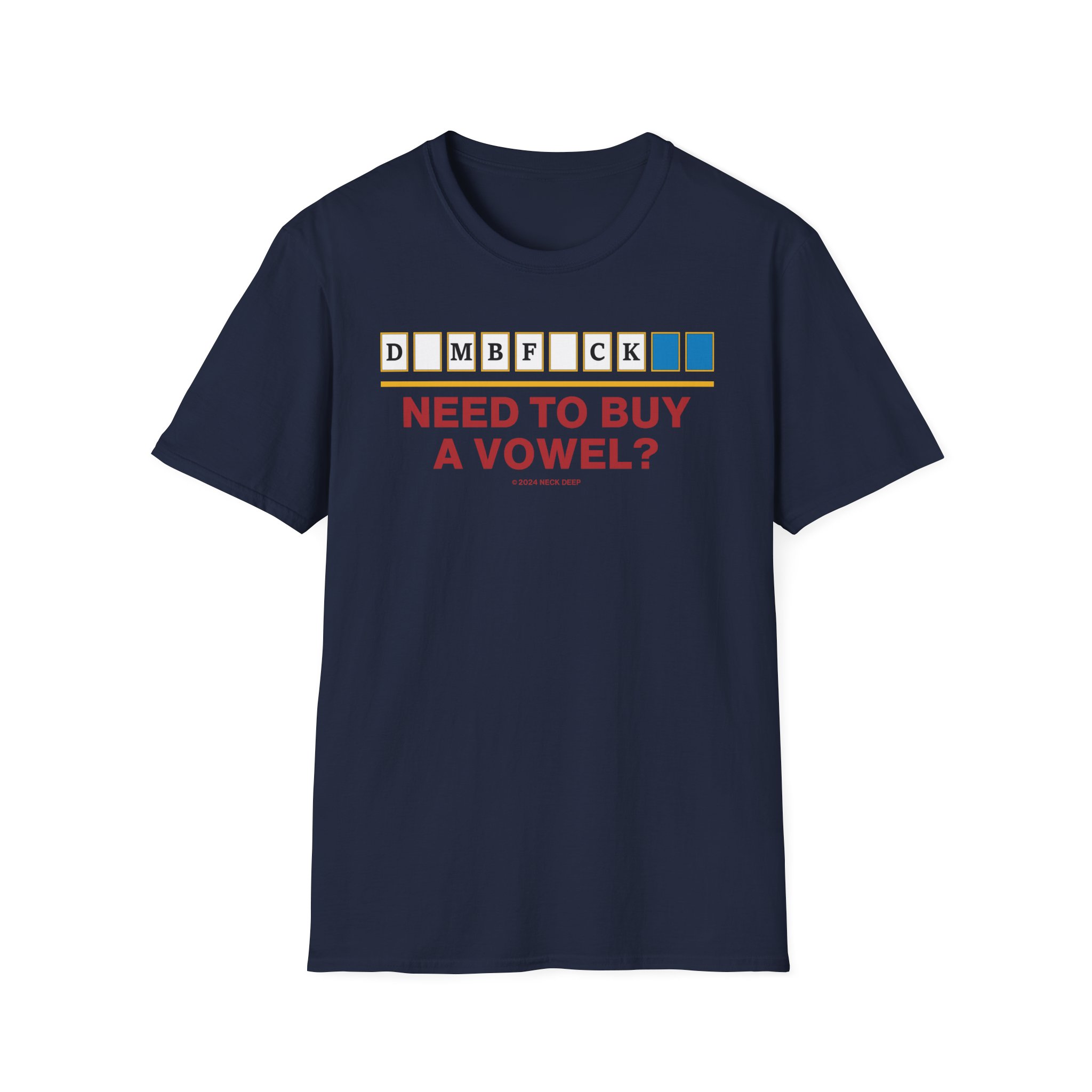 Neck Deep Vowel Unisex Softstyle T-Shirt