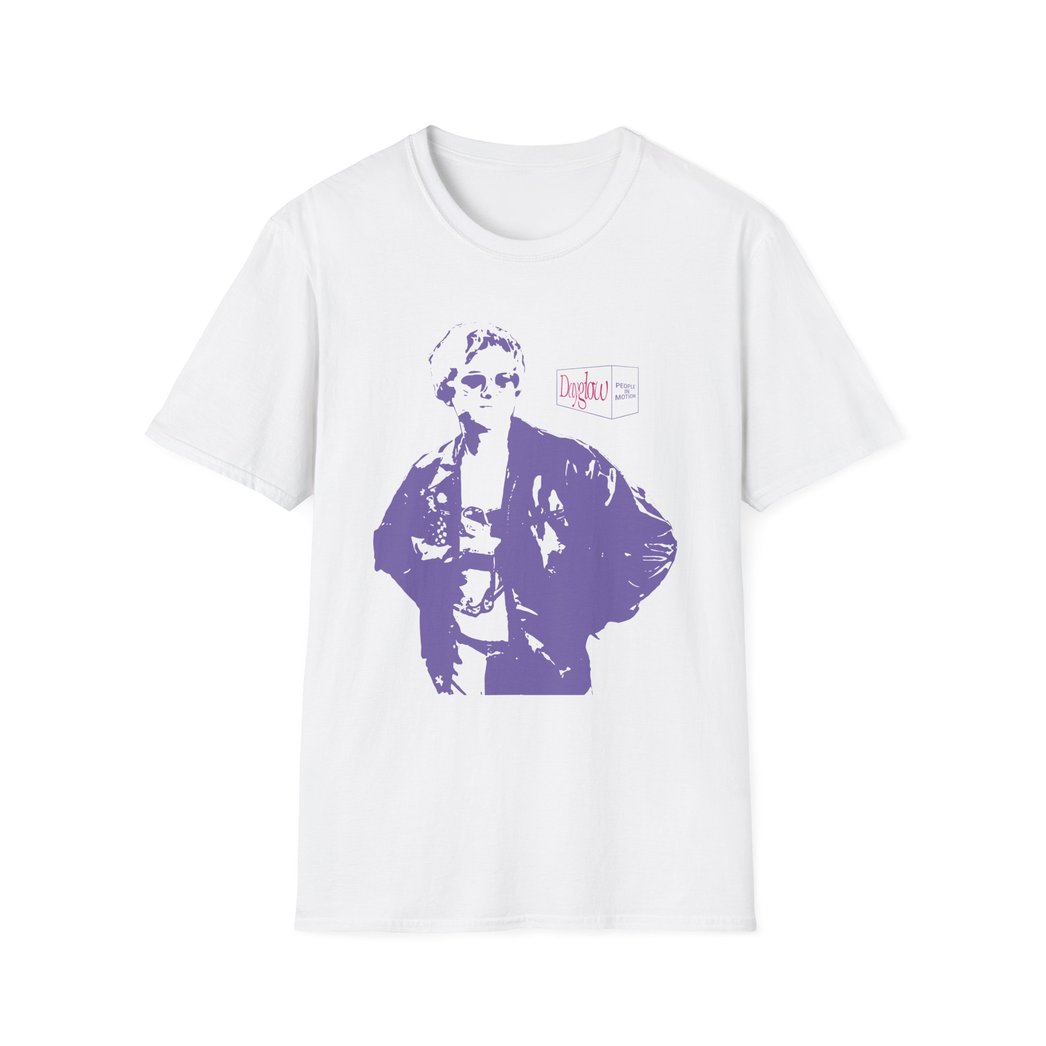 Dayglow People in Motion Natural Unisex Softstyle T-Shirt