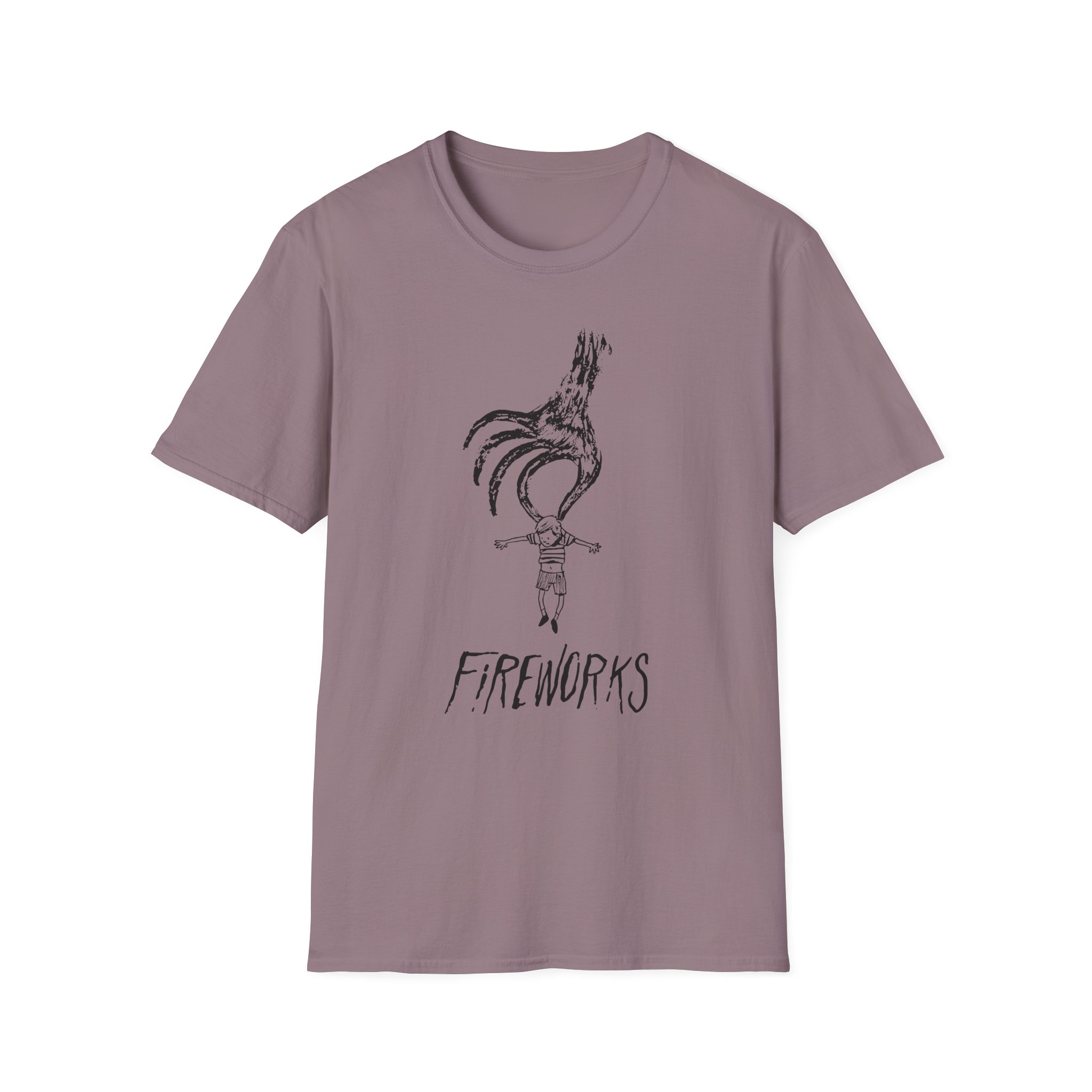 Fireworks Hand Unisex Softstyle T-Shirt