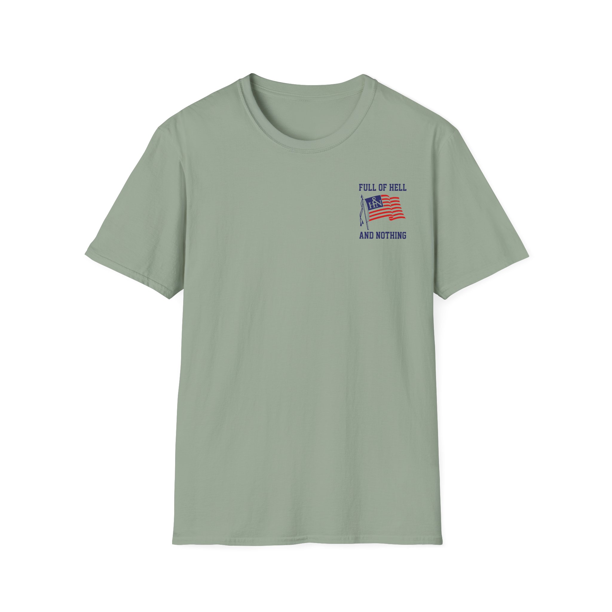 Full of Hell and Nothing Made In USA Unisex Softstyle T-Shirt