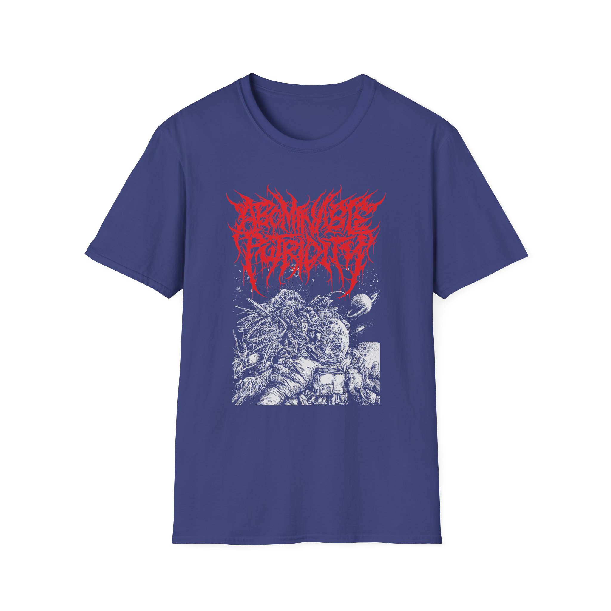 Abominable Putridity The Last Astronaut Red Logo Unisex Softstyle T-Shirt
