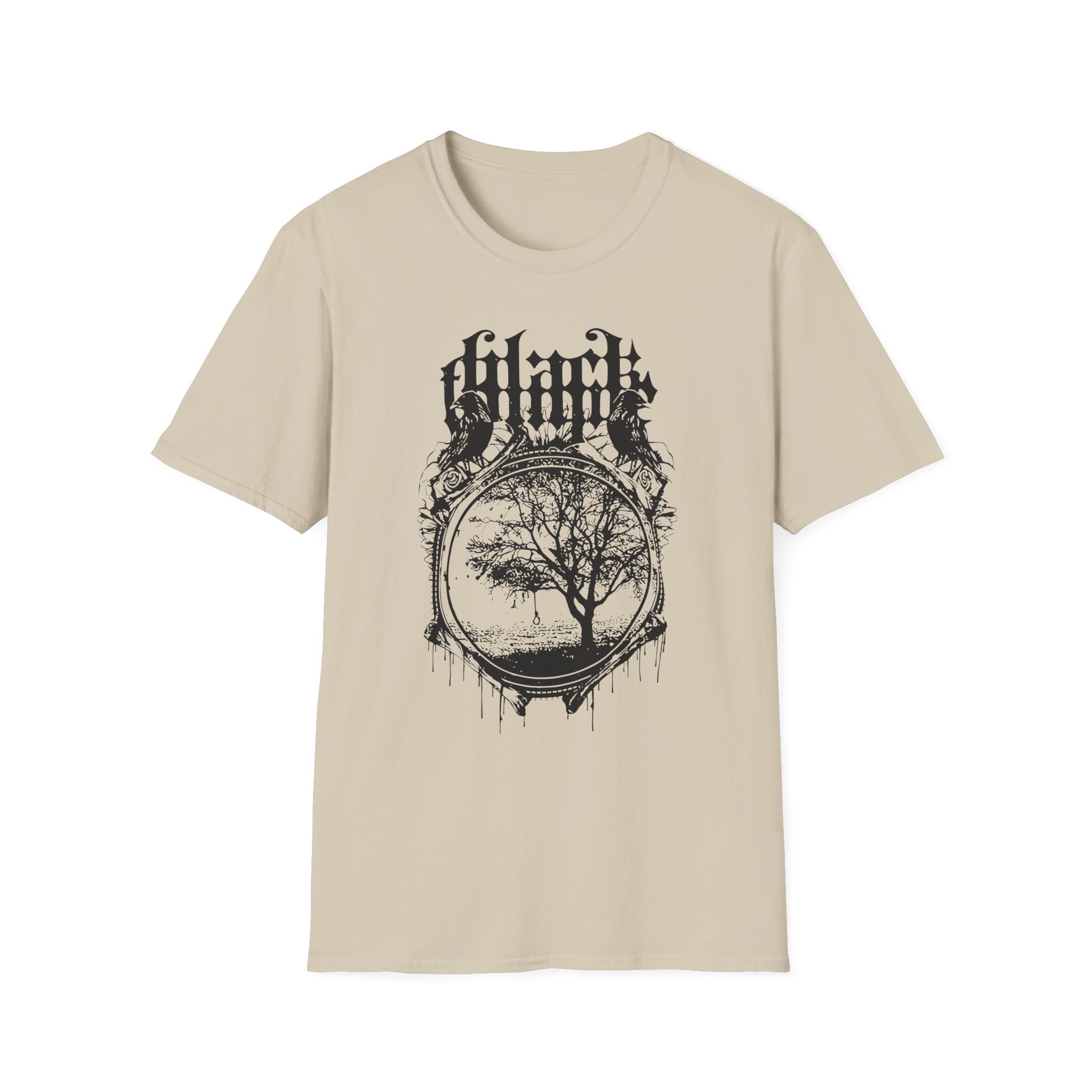 Black Tongue Murder Of Crows Unisex Softstyle T-Shirt