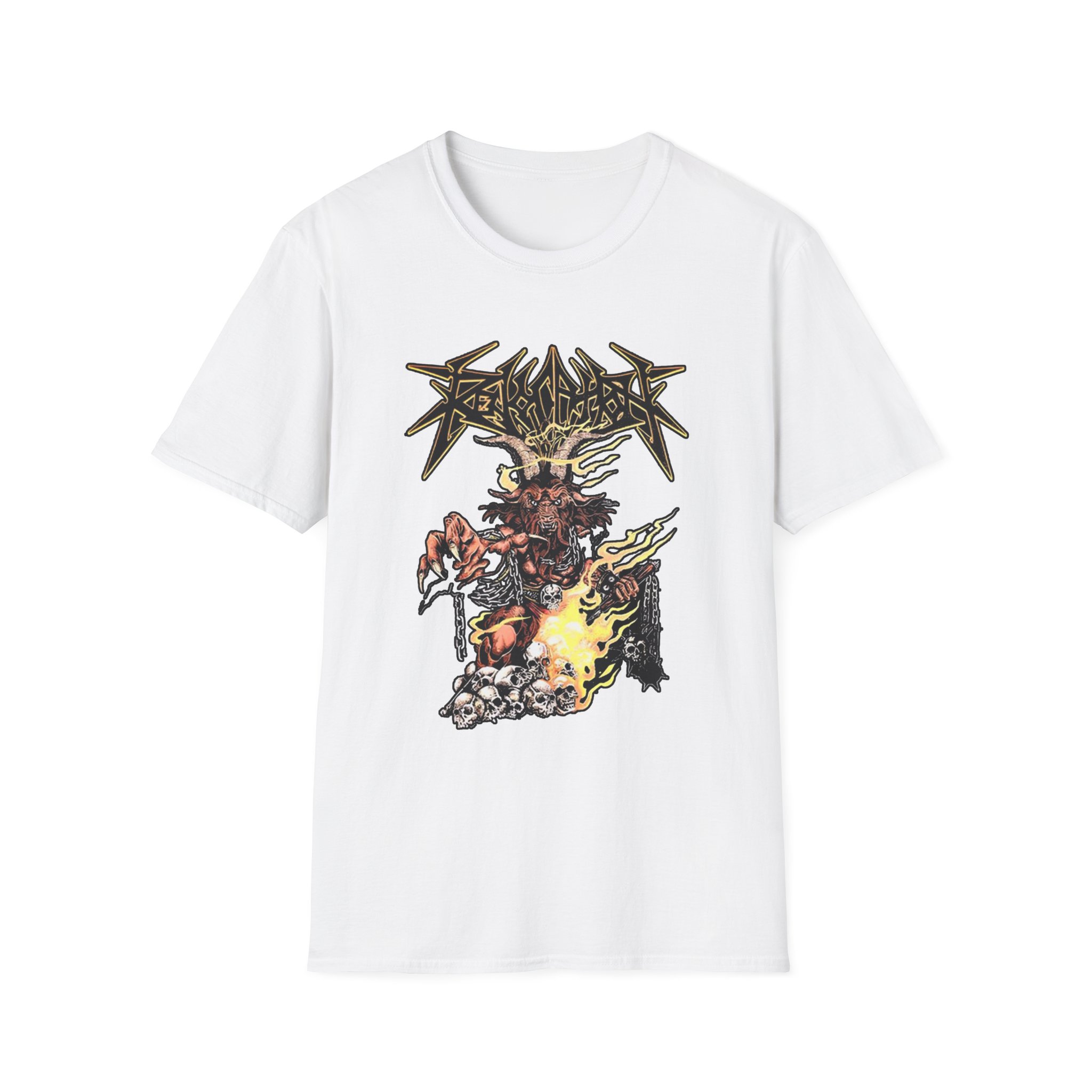 Revocation Ram and Flail Unisex Softstyle T-Shirt
