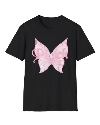 Peach Prc Butterfly Unisex Softstyle T-Shirt