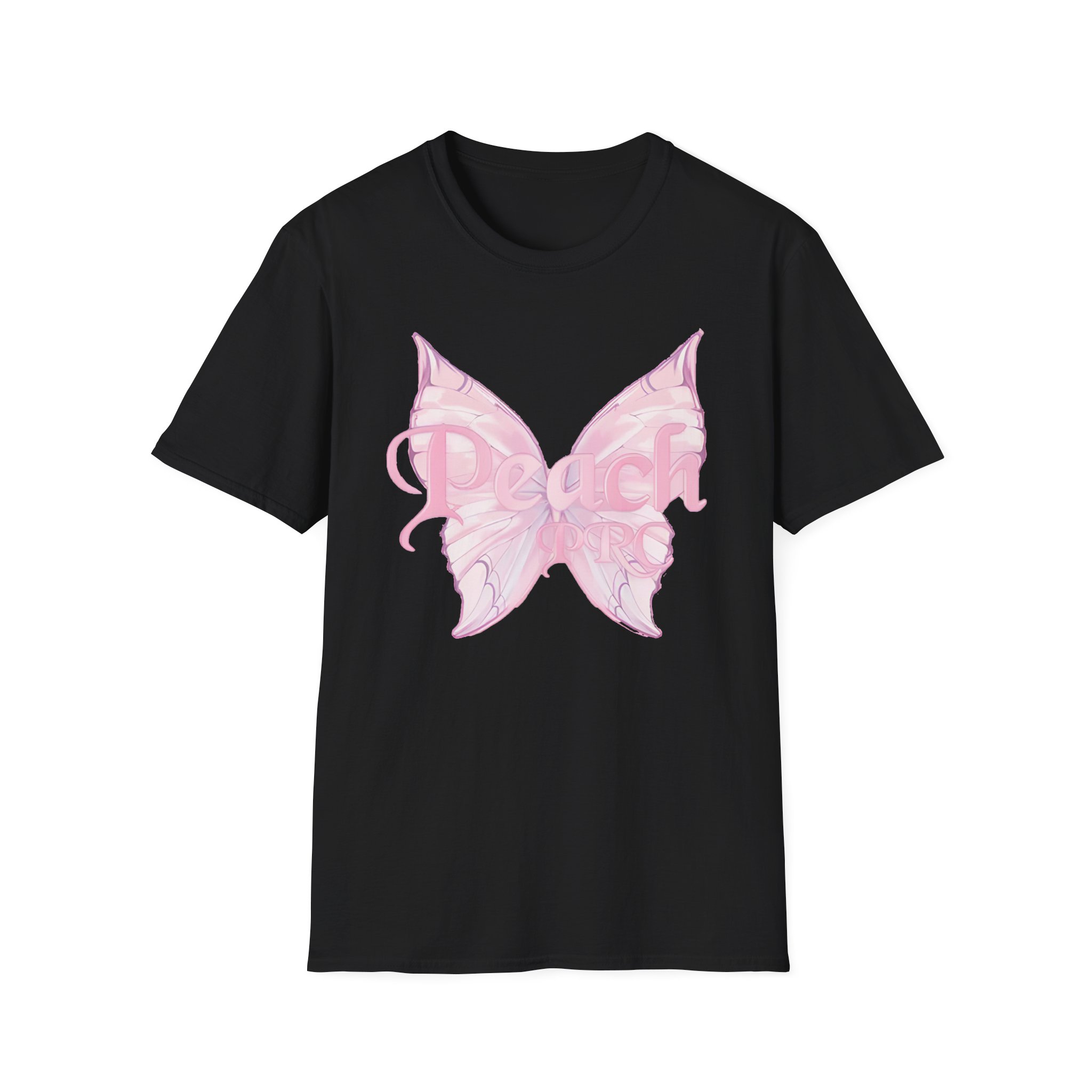 Peach Prc Butterfly Unisex Softstyle T-Shirt