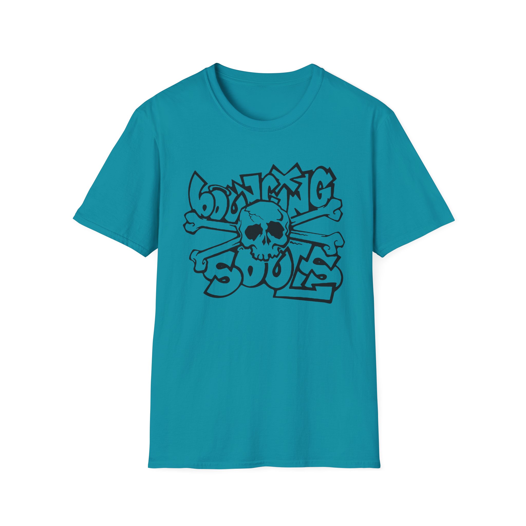 The Bouncing Souls Skull And Crossbones Unisex Softstyle T-Shirt