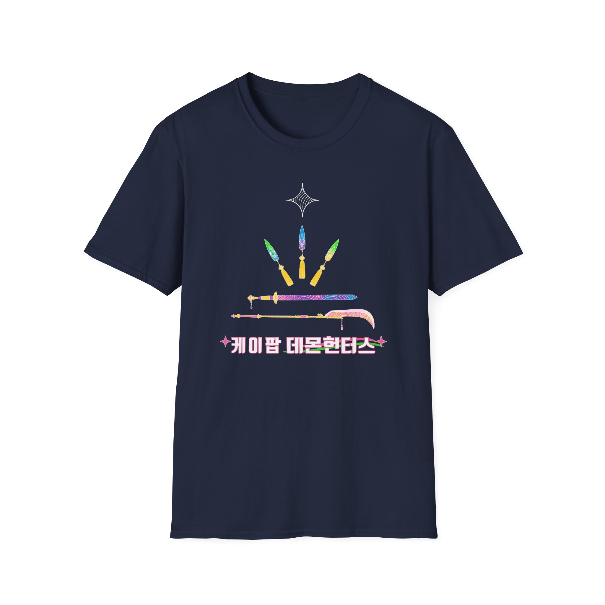 Kpop Demon Hunters Weapons Unisex Softstyle T-Shirt
