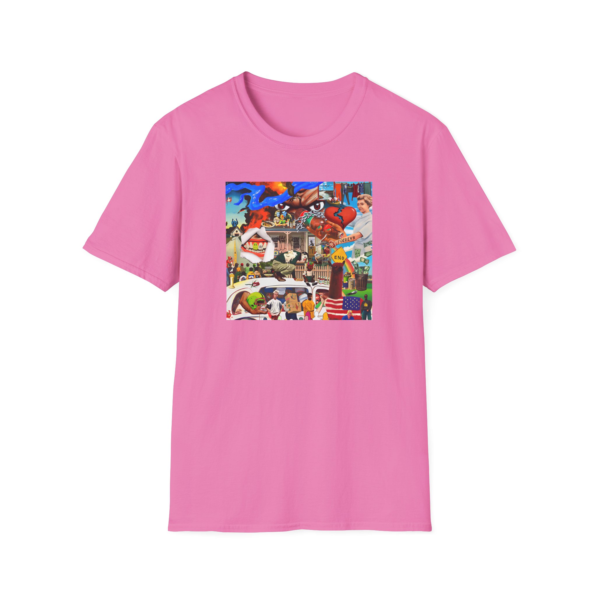 B Family Cover Unisex Softstyle T-Shirt