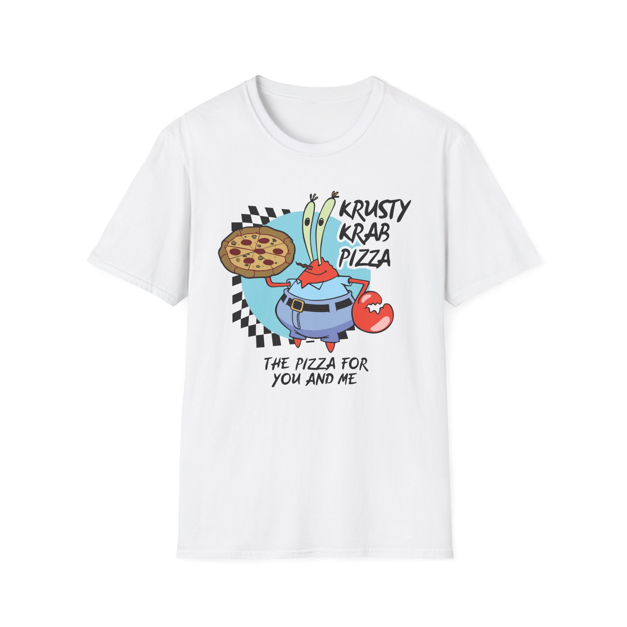 Spongebob The Krusty Krab Pizza Unisex Softstyle T-Shirt
