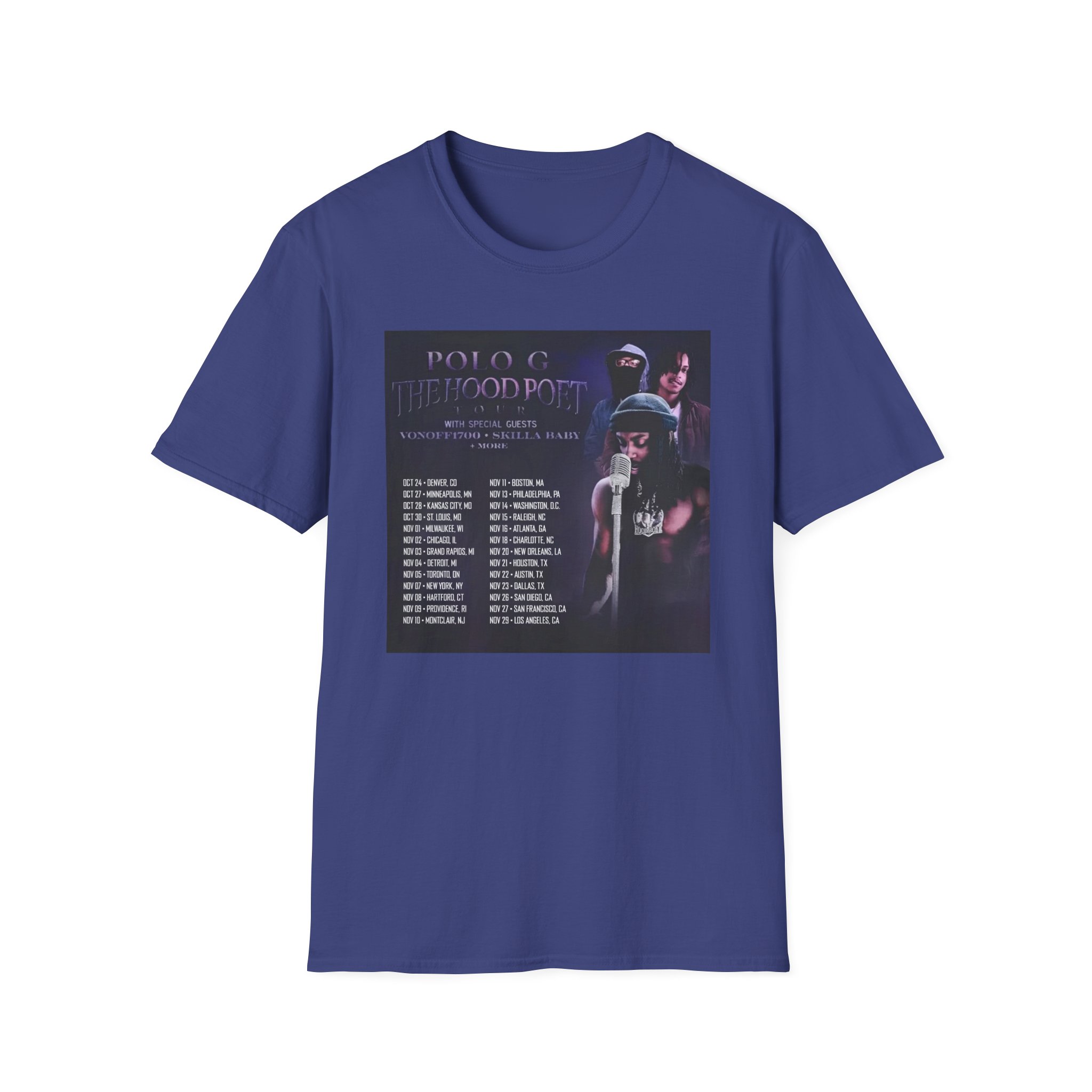 Polo G Hood Poet Unisex Softstyle T-Shirt