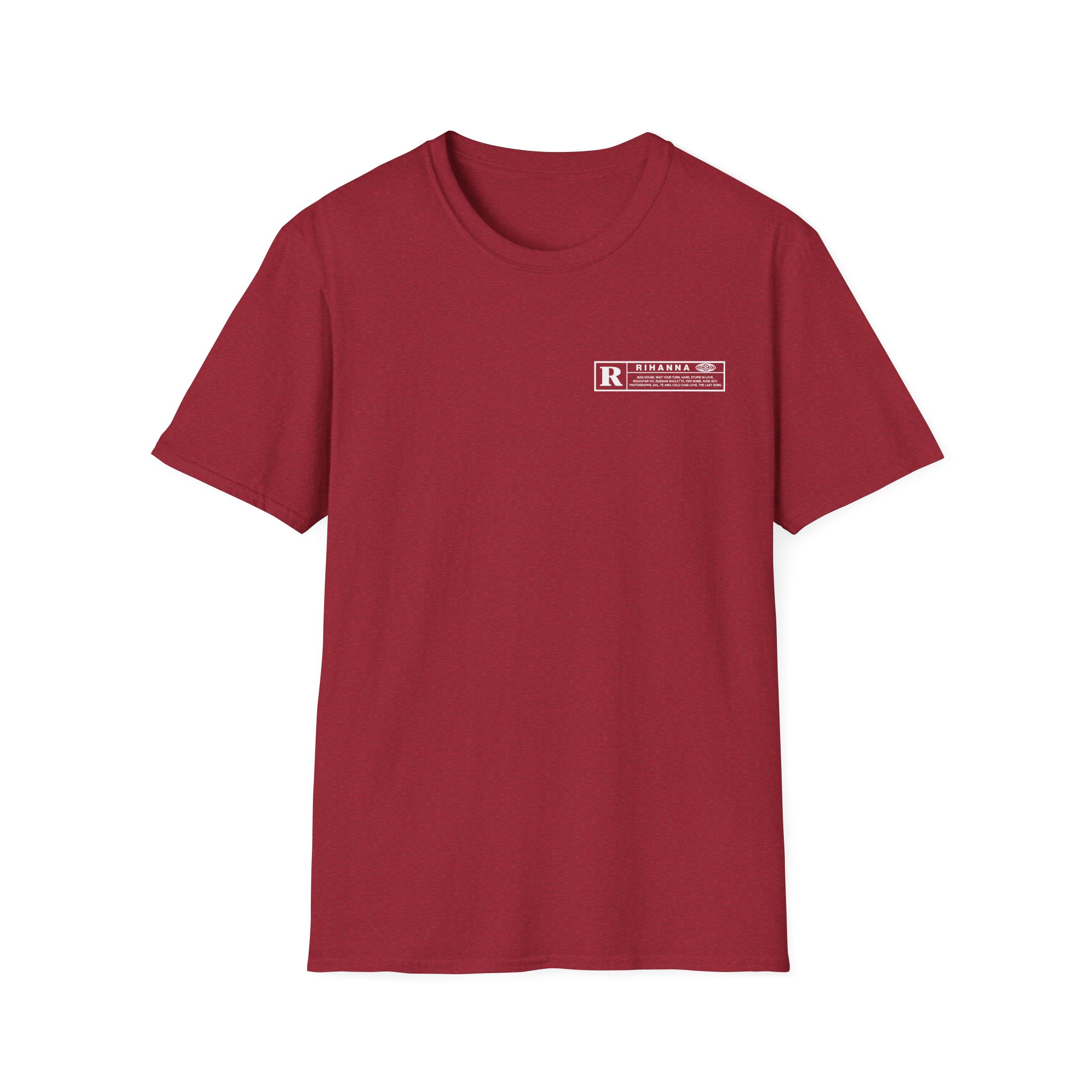 Rihanna Rated R Unisex Softstyle T-Shirt,