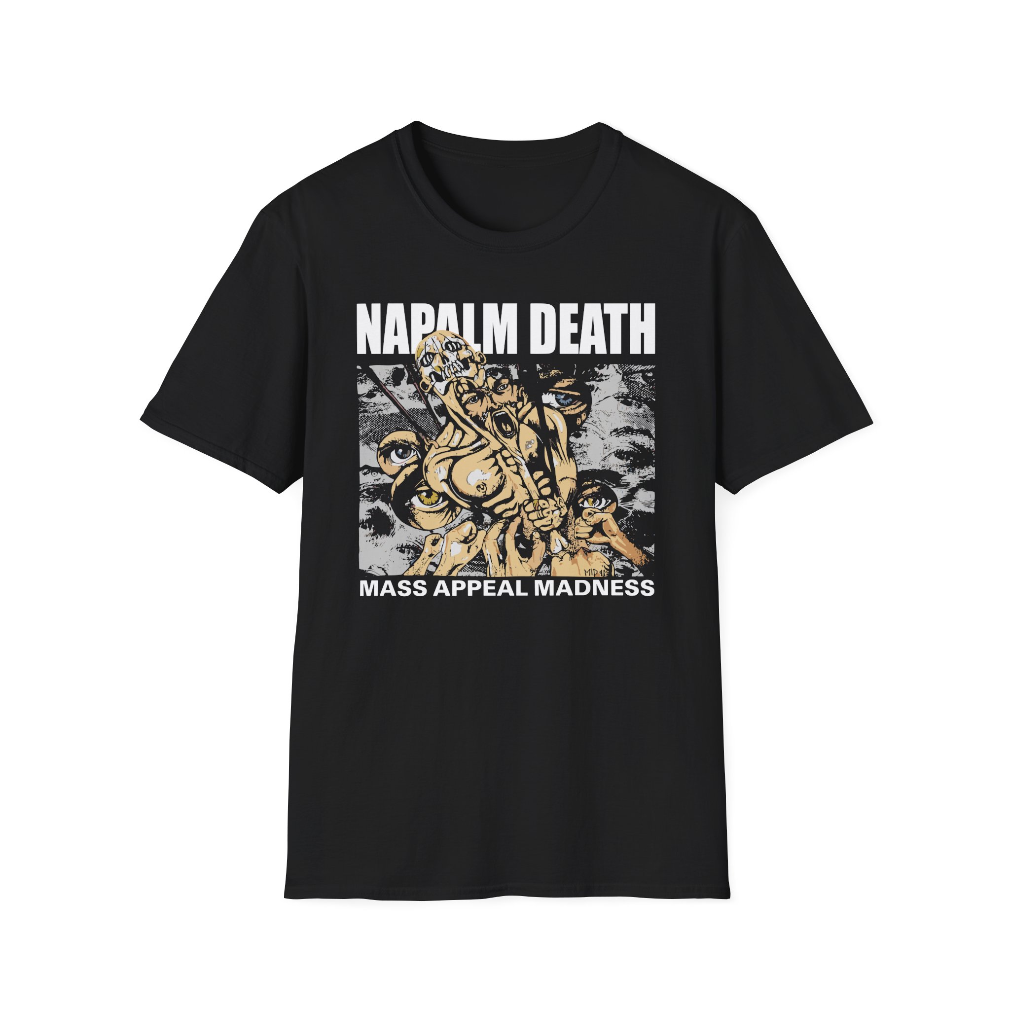 Napalm Death Mass Appeal Madness Unisex Softstyle T-Shirt