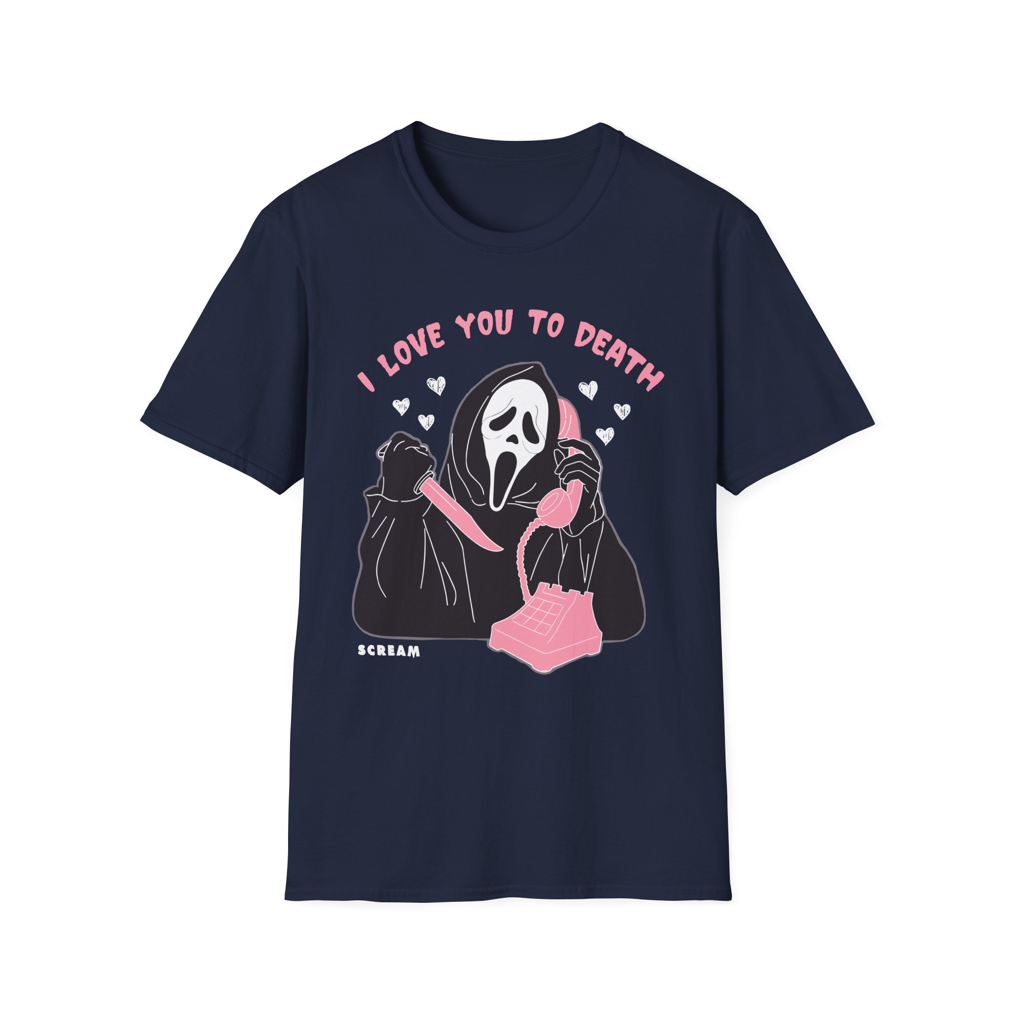 Ghostface Love You To Death Unisex Softstyle T-Shirt