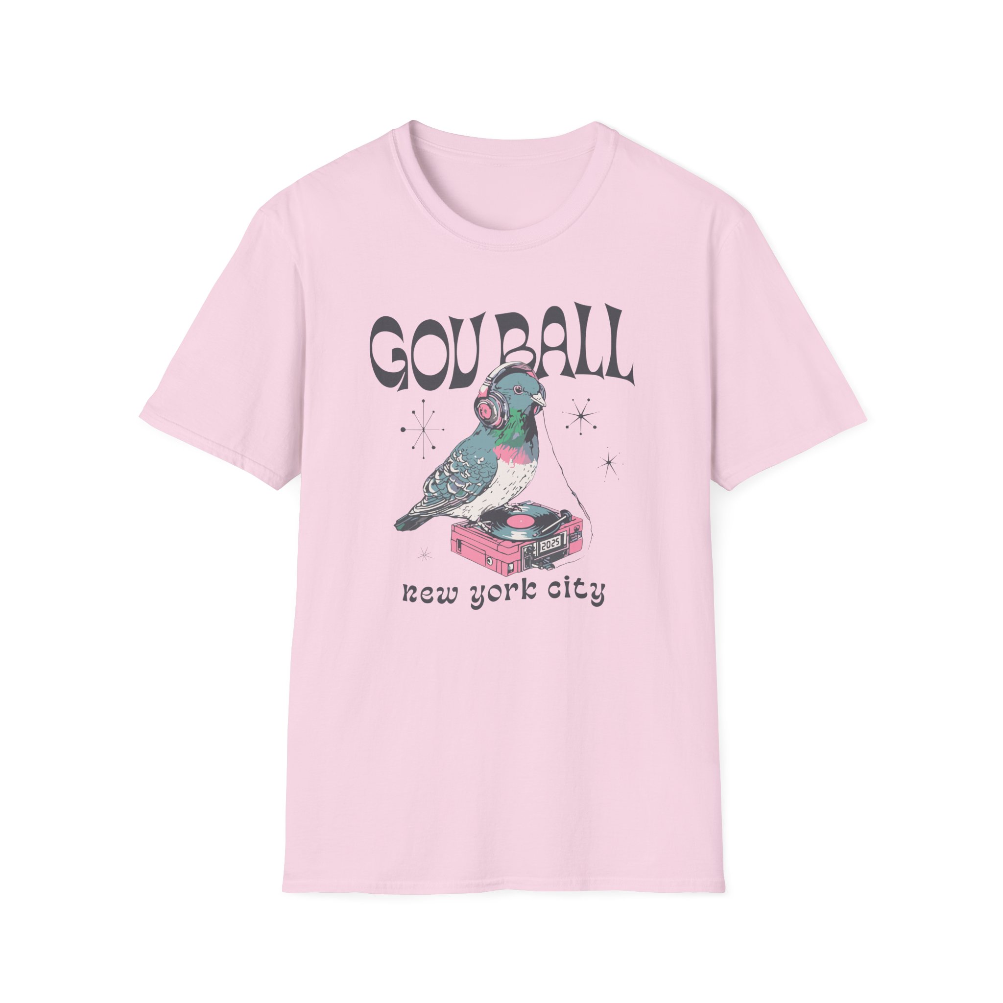 Gov Ball Pigeon Unisex Softstyle T-Shirt