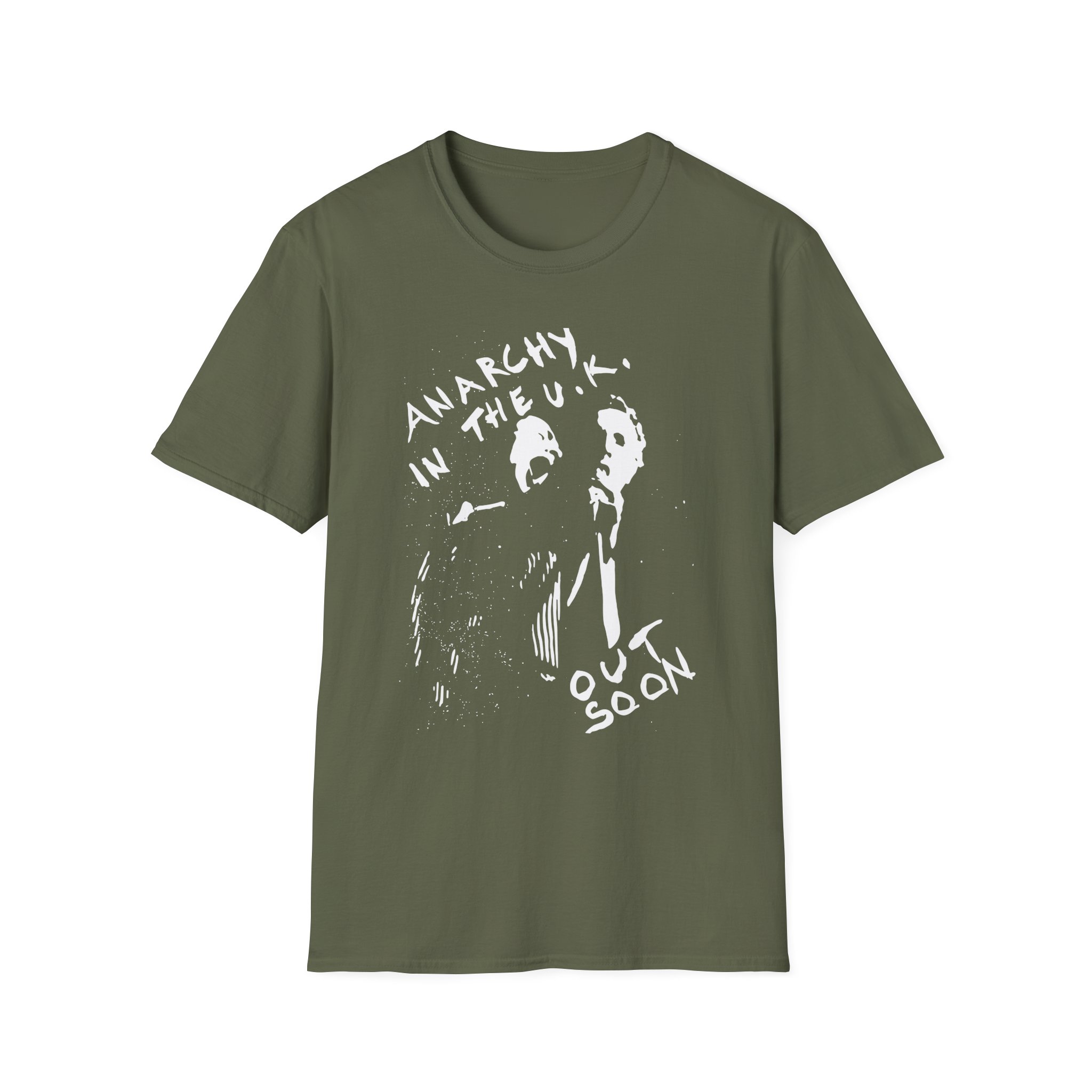 SP Anarchy in the Uk Out Soon Unisex Softstyle T-Shirt