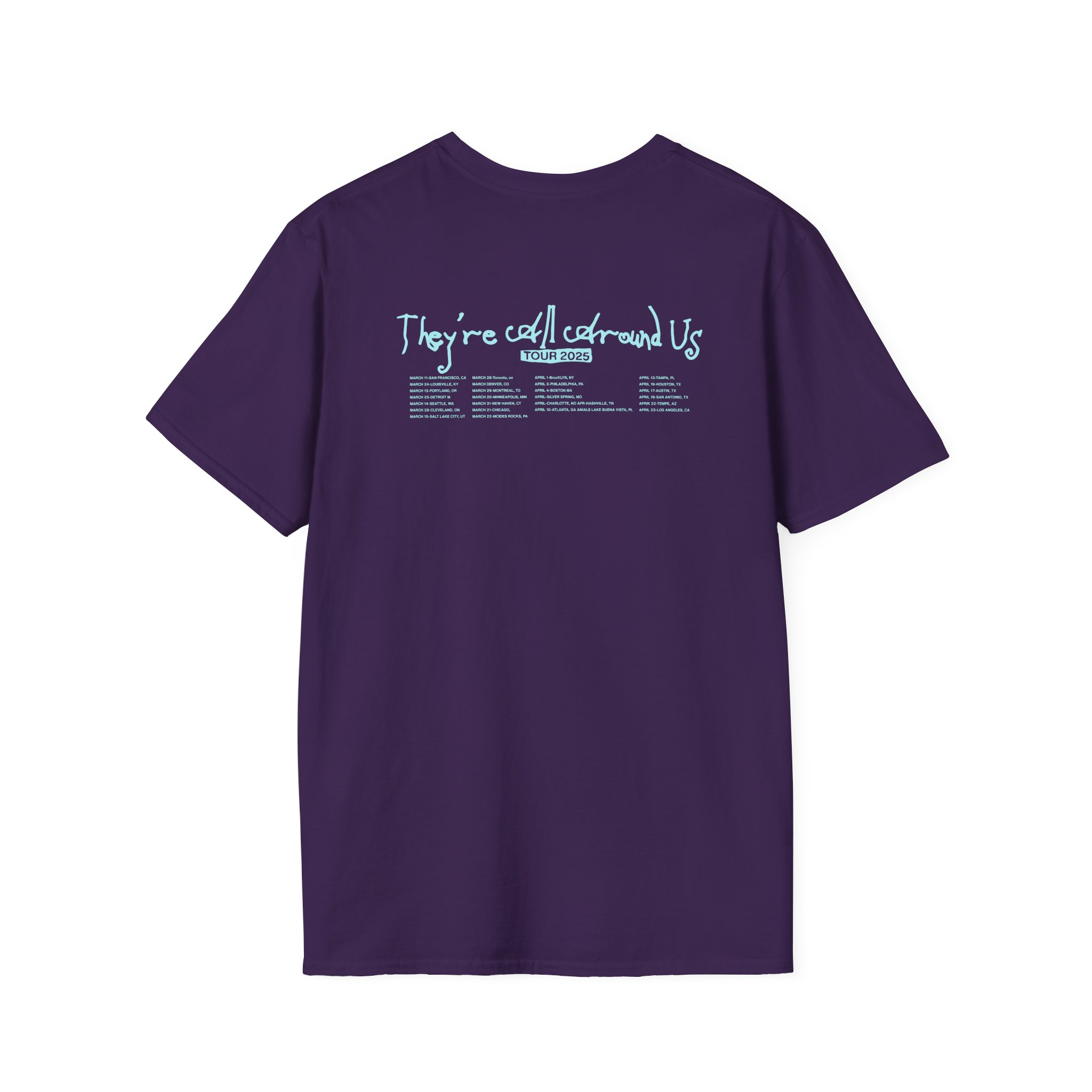 Poppy They Are All Around Us Tour Unisex Softstyle T-Shirt