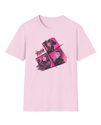 Kpop Demon Hunters Take Down Unisex Softstyle T-Shirt