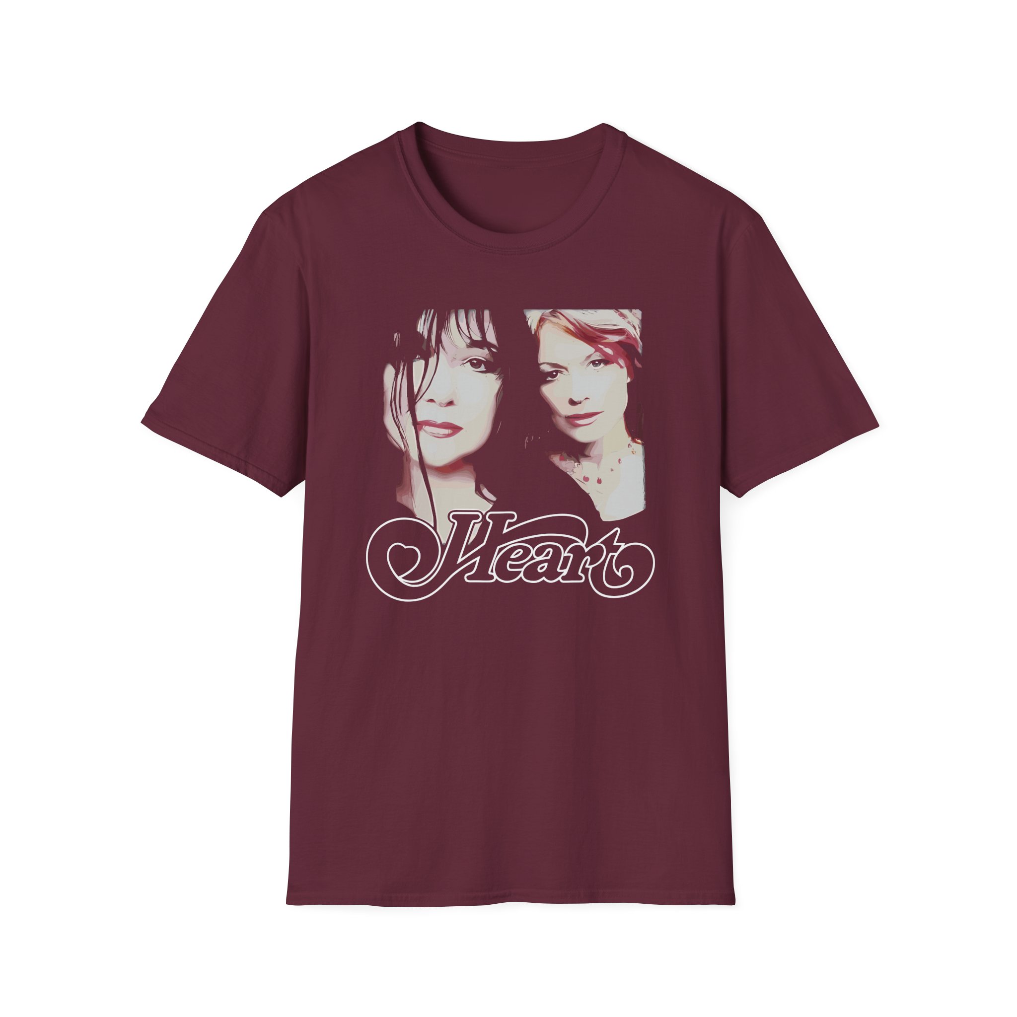 Heart Band Unisex Softstyle T-Shirt
