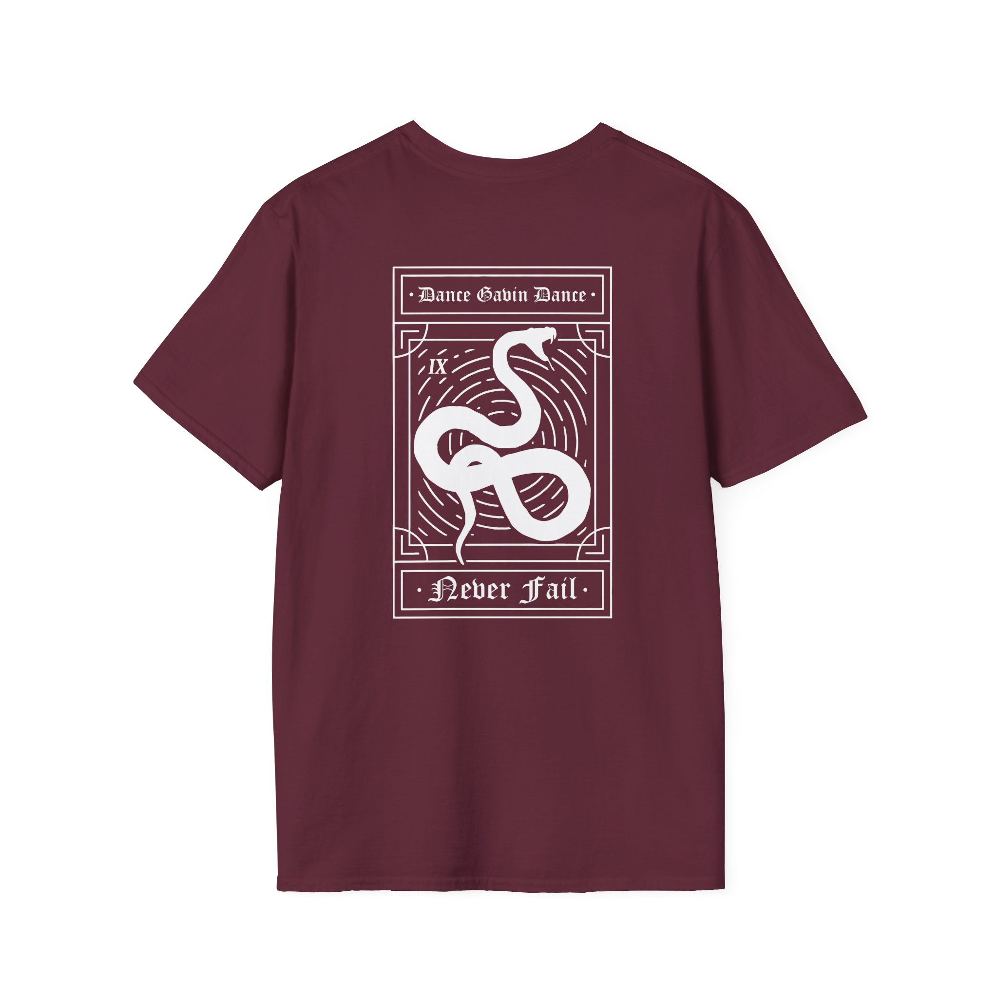 Dance Gavin Dance Snake Tarot Unisex Softstyle T-Shirt