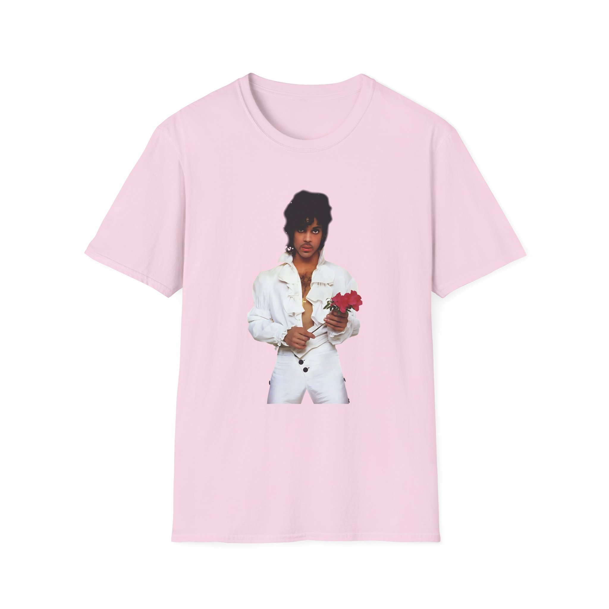 Prince Purple Rain Flower Unisex Softstyle T-Shirt